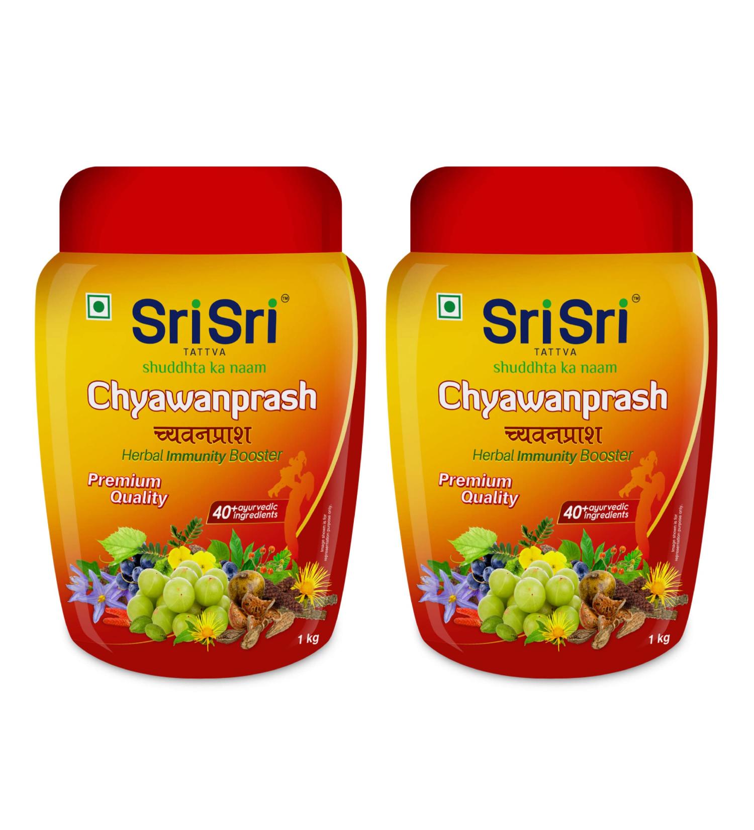 Sri Sri Tattva Chyawanprash 1Kg Pack van 2 - Buy Online on GoSupps.com