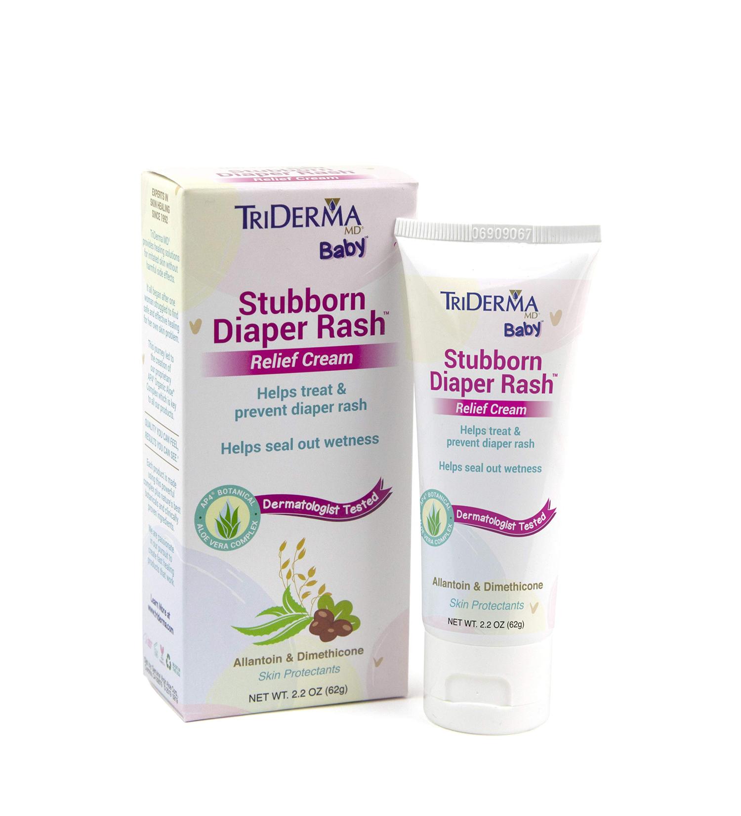 TriDerma Stubborn Diaper Rash Relief Cream 2.2oz - Fast-Acting Formula - Buy Online on GoSupps.com