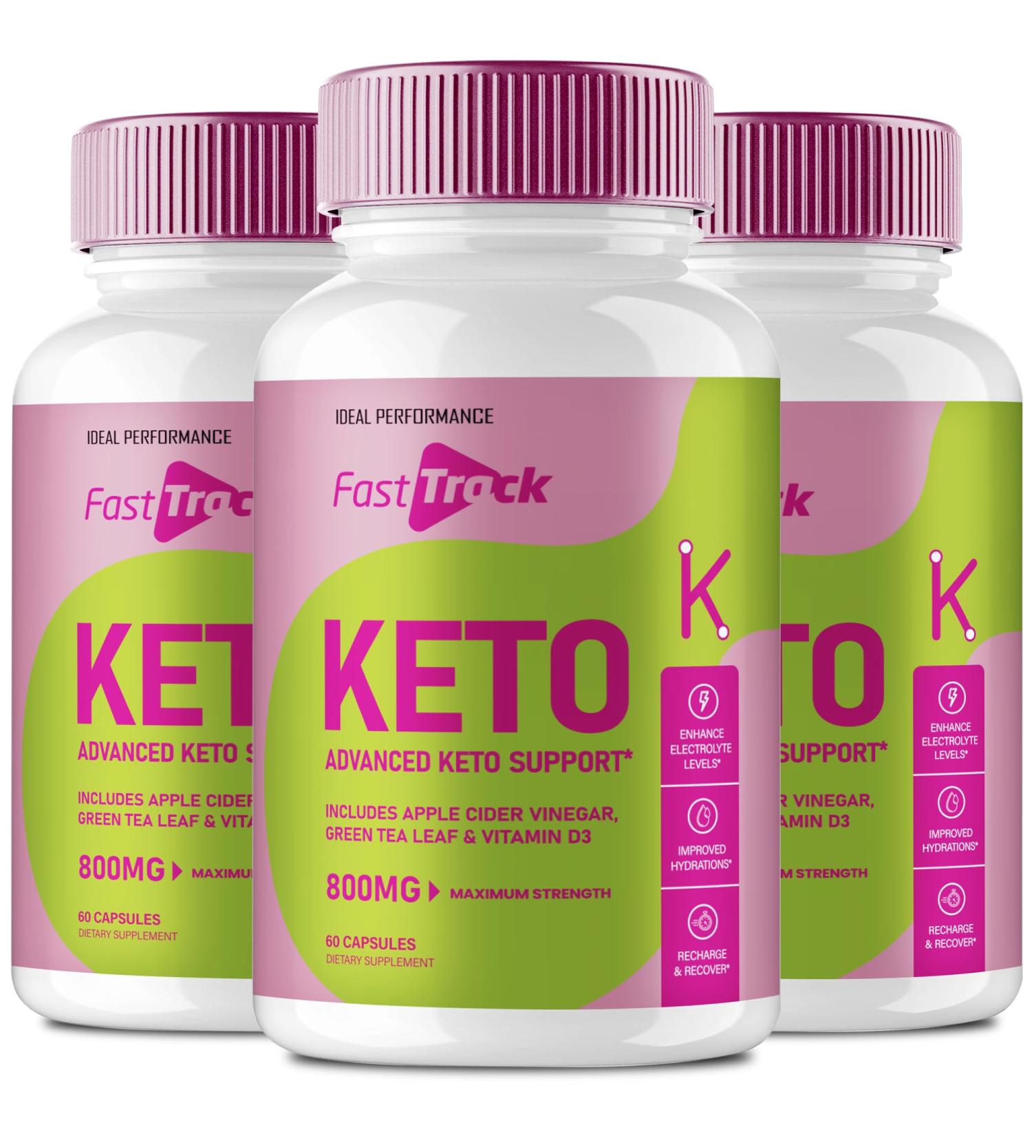 Fast Track Keto Capsules Fasttrack Advanced Formula Supplement Pills - Maximum Strength Fast Track Health and Wellness Capsules All Natural Keto Pills Fasttrack Keto Reviews (3 Pack) - Buy Online on GoSupps.com