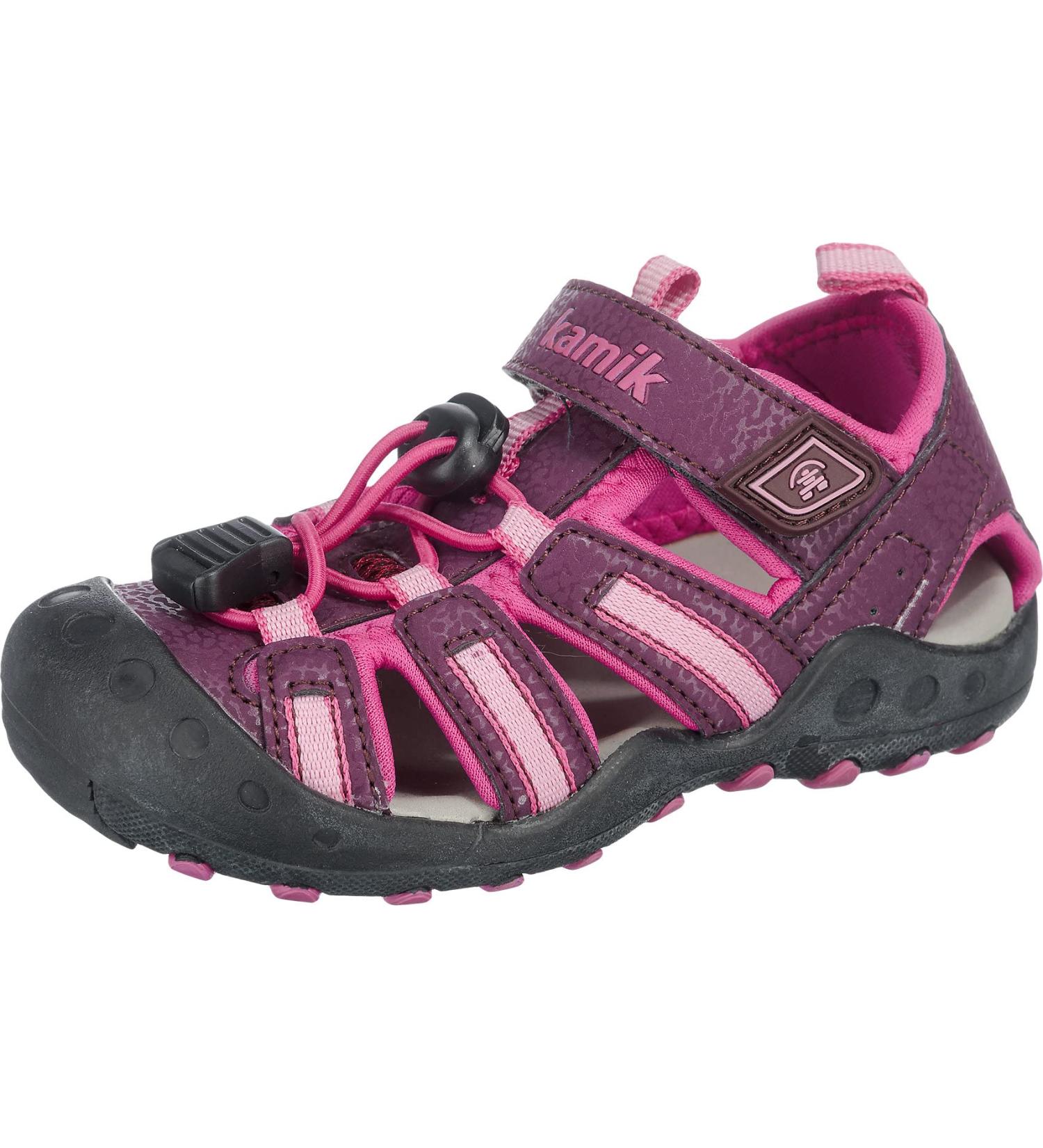Kamik Girls Crab Closed Sandals 21 EU - Purple Plum | Best International Shipping - Buy Online on GoSupps.com