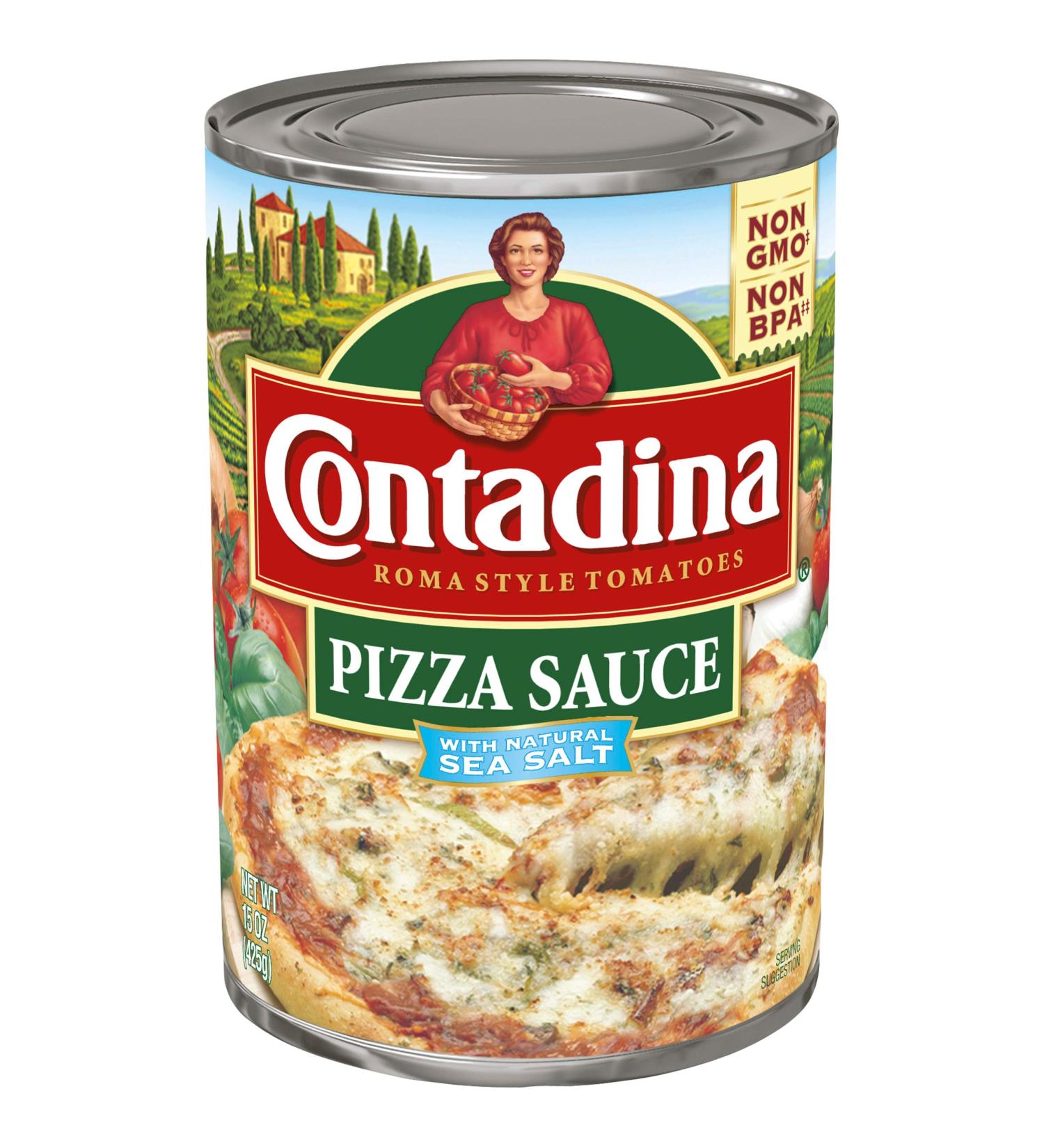 Contadina Pizza Sauce 15oz | Made with Natural Sea Salt | Premium Quality - Buy Online on GoSupps.com