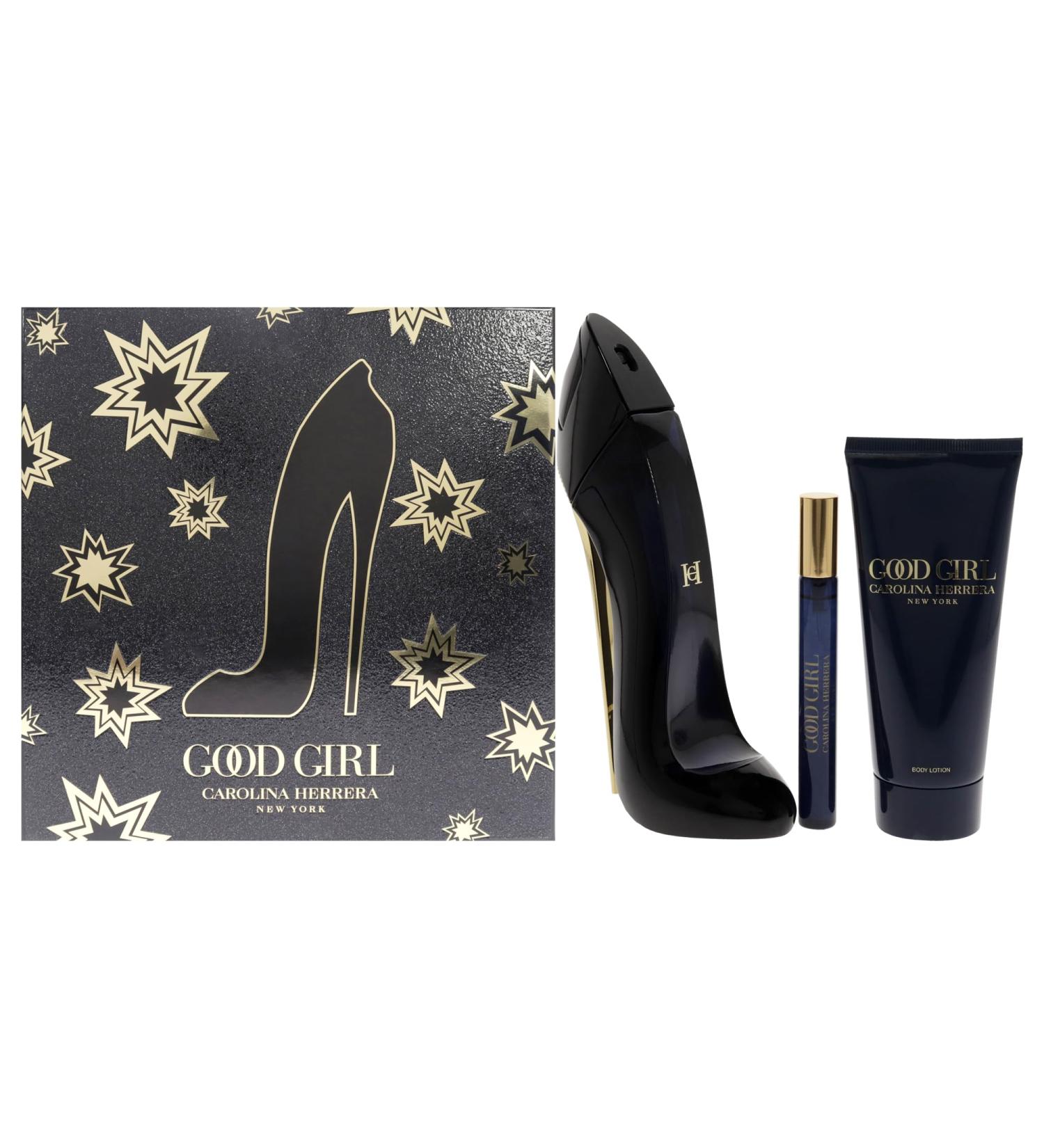 Carolina Herrera Good Girl for Women - 3 Pc Gift Set 2.7oz EDP Spray 3.4oz Body Lotion 10ml EDP Spray 6.45 Fl Oz (Pack of 1) - Buy Online on GoSupps.com