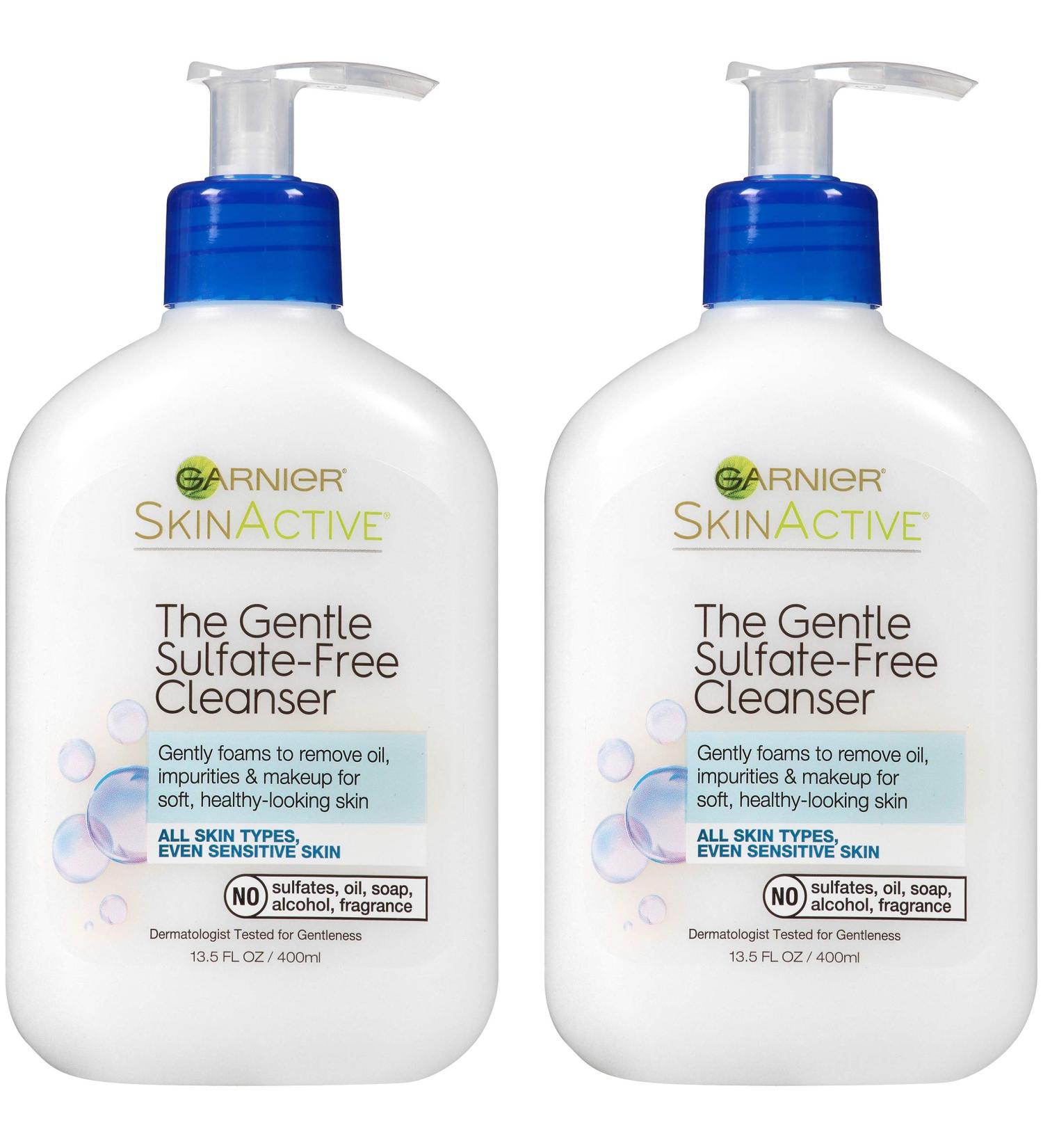 Garnier SkinActive Gentle Sulfate-Free Foaming Face Wash - Pack of 2 - Buy Online on GoSupps.com