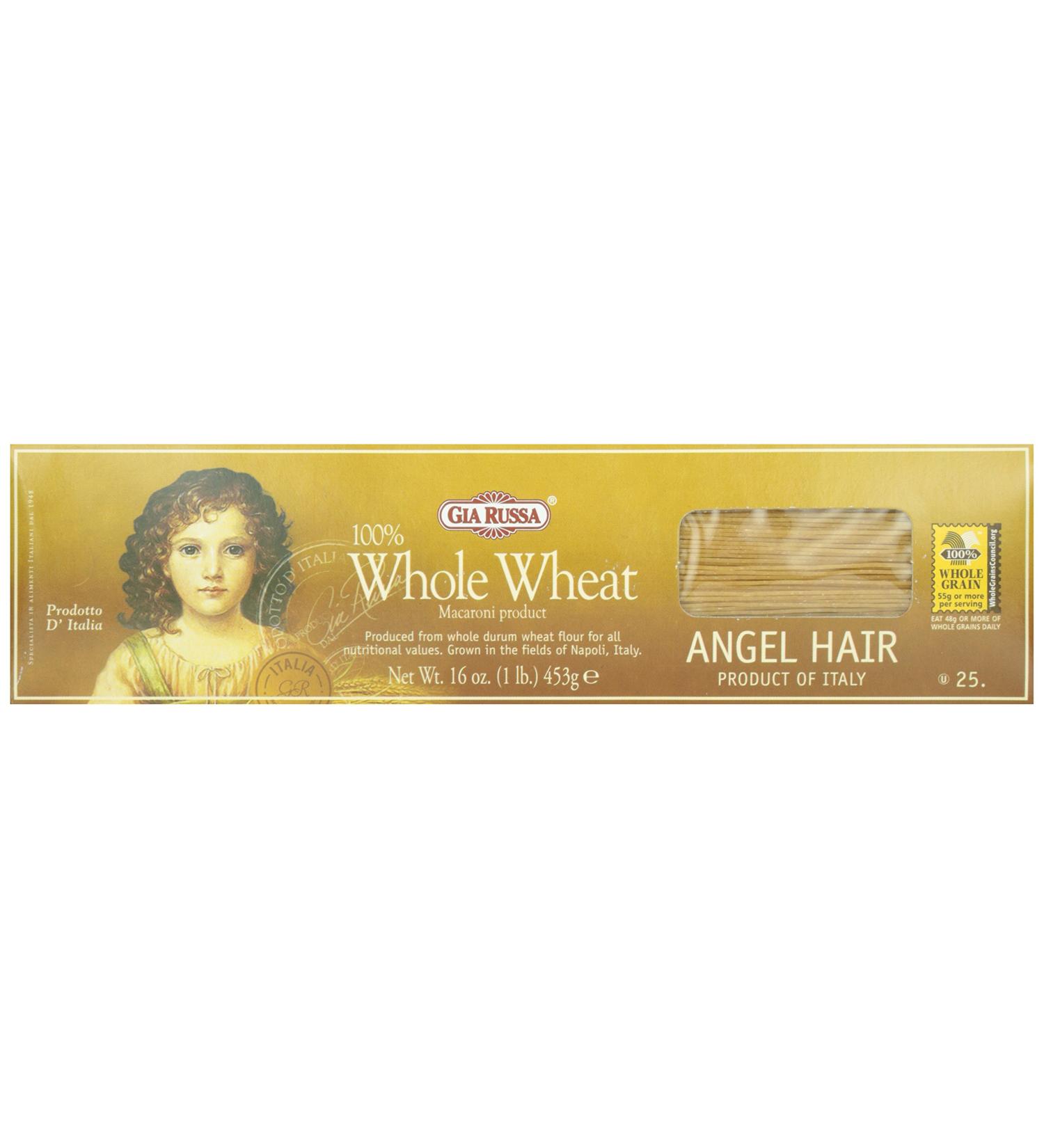 Gia Russa  Whole Wheat Angel Hair  16 oz - Buy Online on GoSupps.com