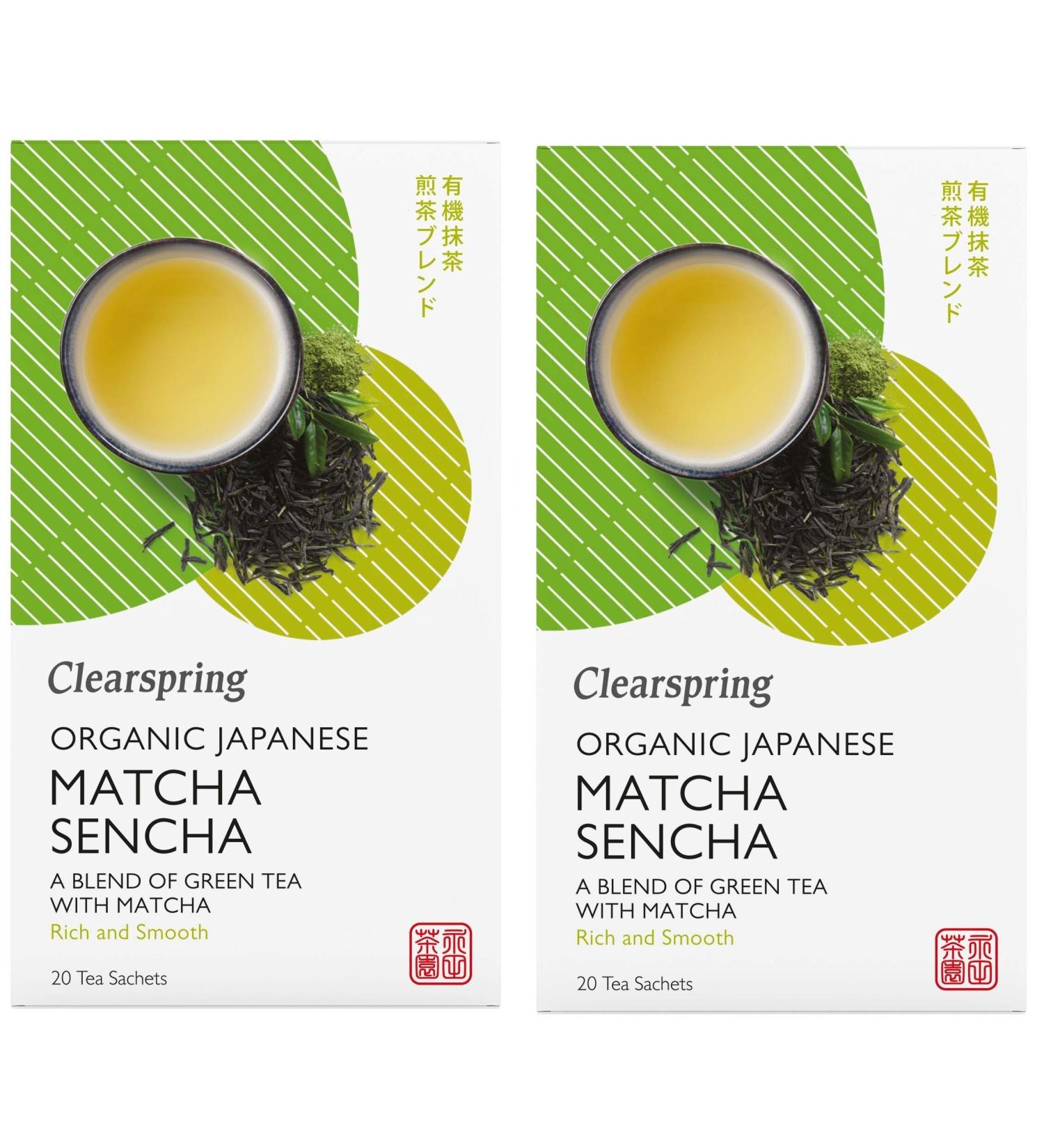 Clearspring Clearspring Set of 2 matcha green tea packs 40 g