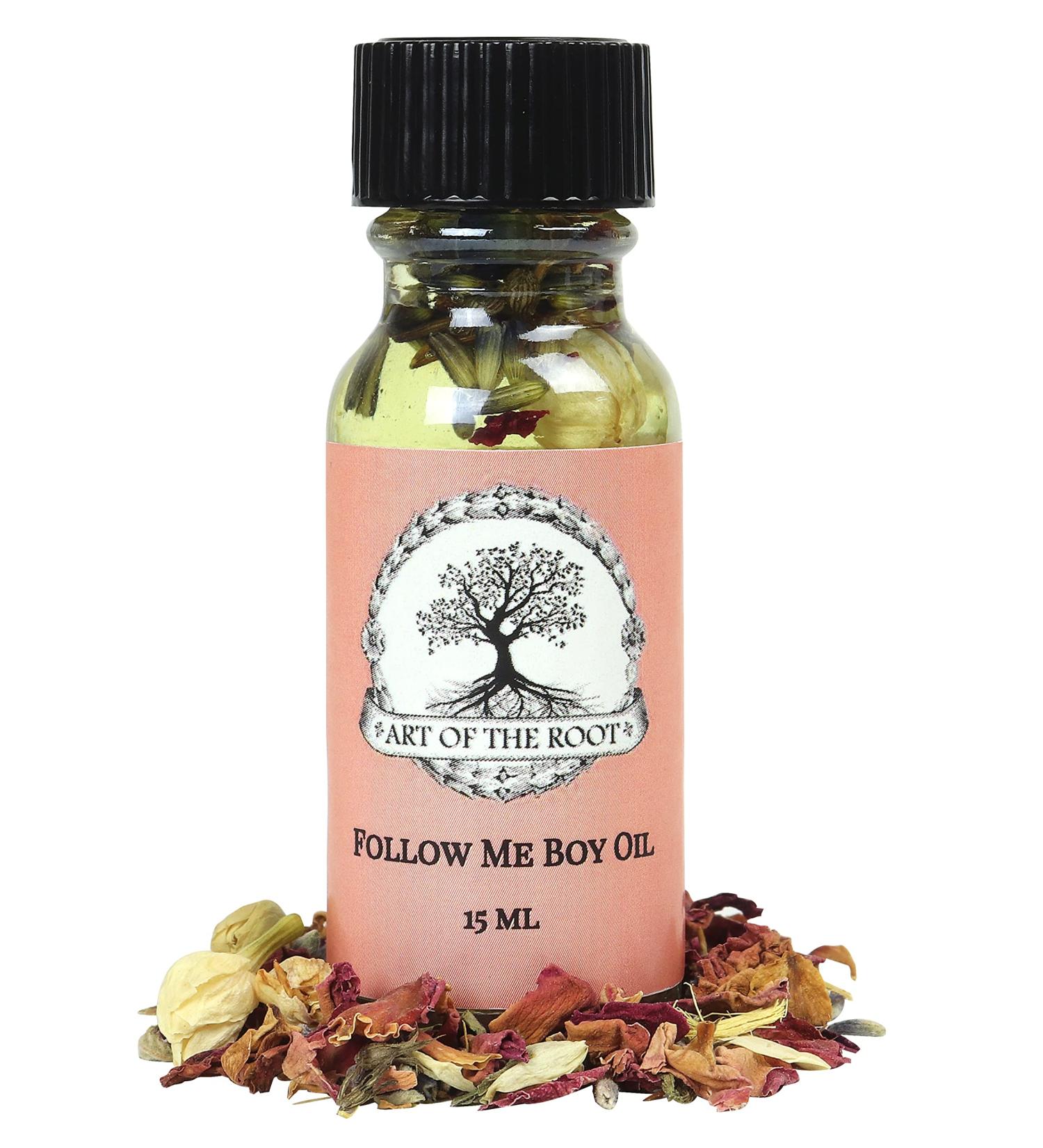 Follow Me Boy Oil - Art of the Root | Herbal & Essential Oil for Love Commitment and Fidelity | Conjure Wiccan Hoodoo Pagan Rituals - Buy Online on GoSupps.com