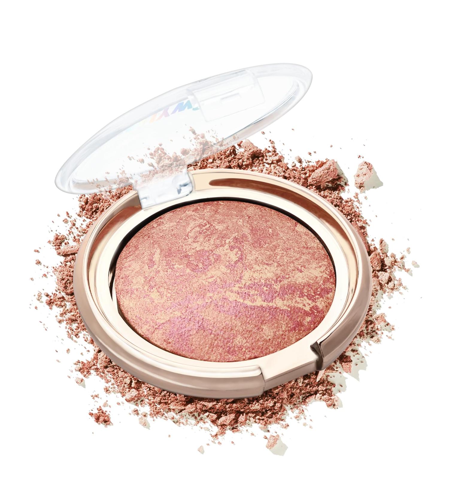  Lestpola Shimmering Pink and Silver Blush Powder Rich Color Water Resistant and Sweat Resistant Durable Suitable for Different Skin Types 14g-05# - Buy Online on GoSupps.com