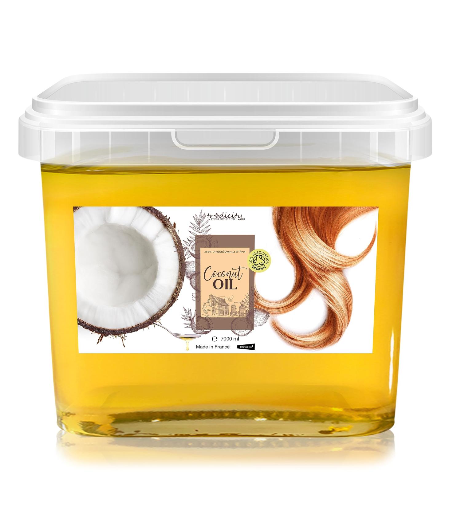 Coconut Oil for Dry and Damaged Hair. Hydrating Serum Hair Mask Split Ends Anti-Frizz Intense Repair Hair Oil - 7000 ml - Buy Online on GoSupps.com