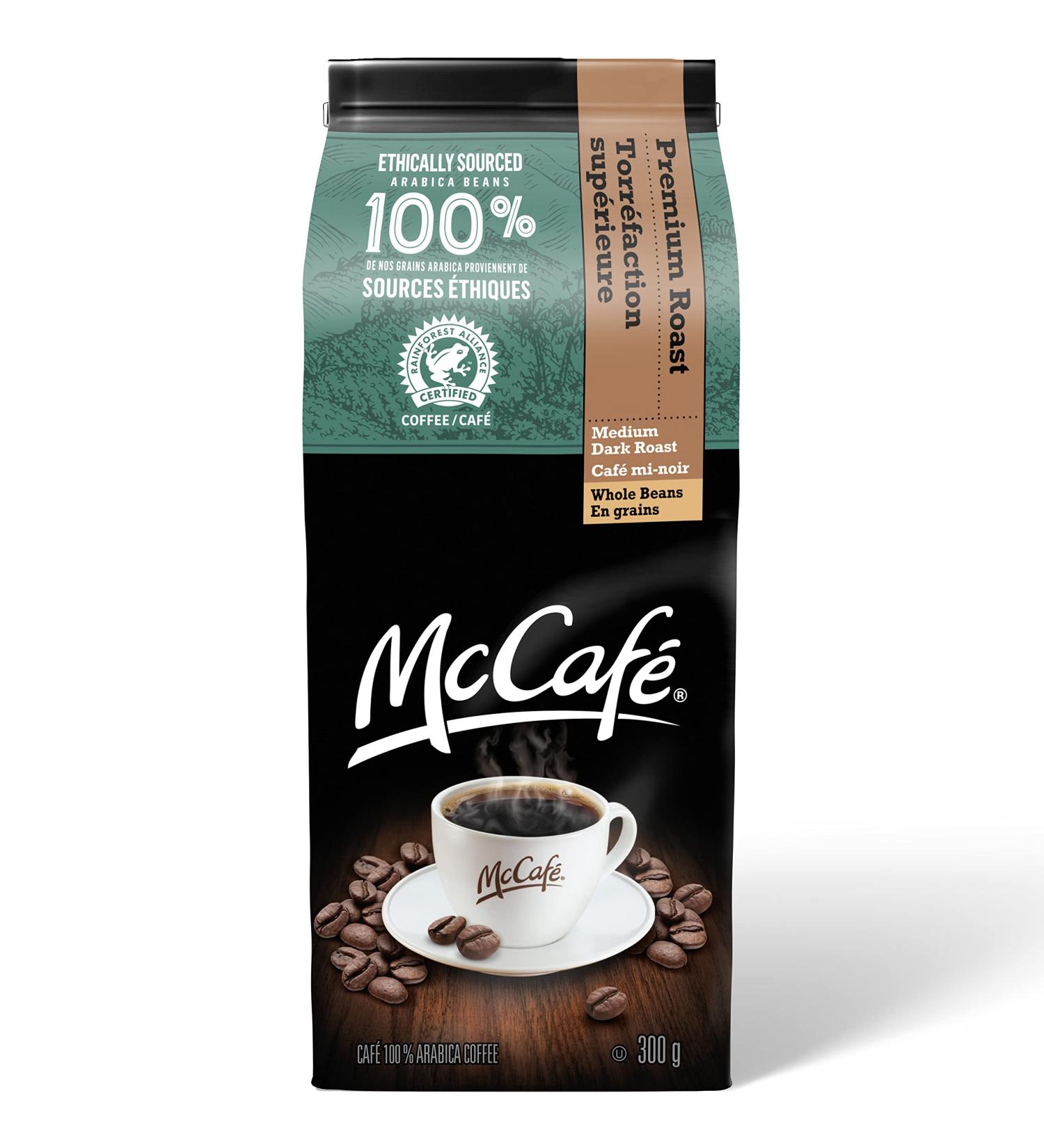 McCafe Premium Roast Whole Bean Coffee 300g Can Be Used With Keurig Coffee Makers Whole Bean Premium Roast 300 g (Pack of 1) - Buy Online on GoSupps.com