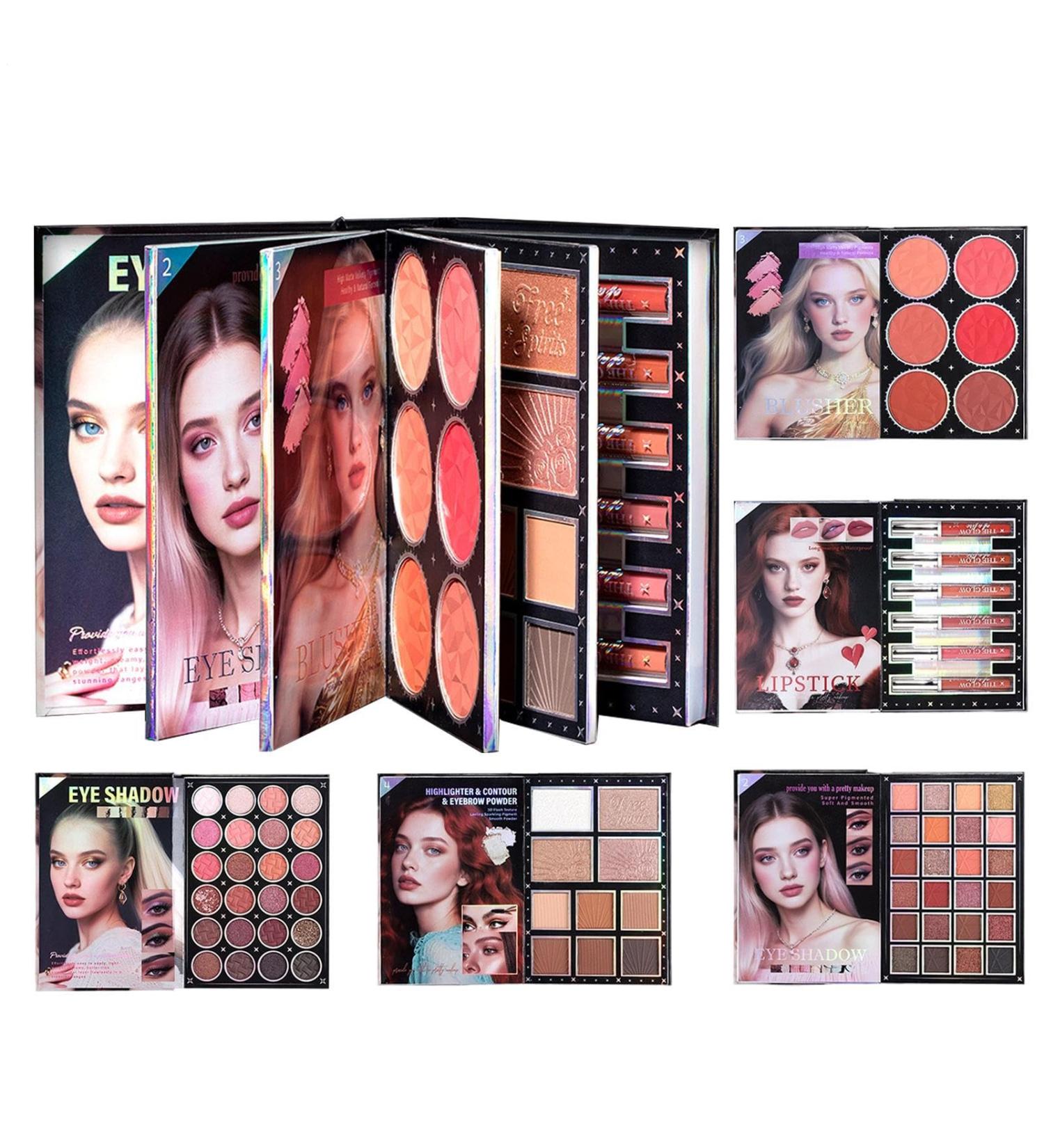 Makeup Book Palette Anti-Fade Powder Barrier 120g Highlighter Contour Kit Enchanted Full Face Makeup Multifunctional Face Palette For Parties - Buy Online on GoSupps.com