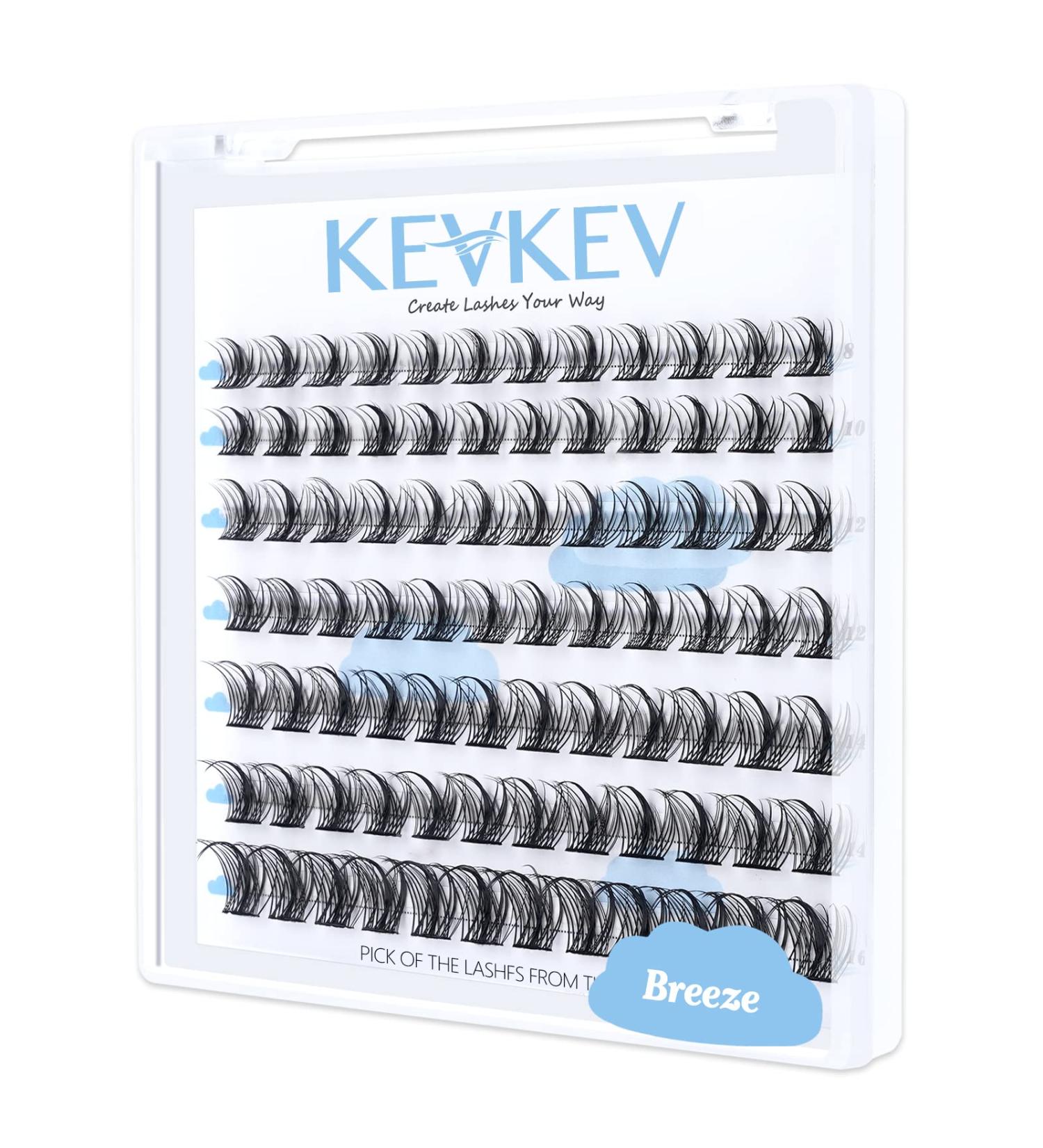 84 Pcs DIY Cluster Eyelash Extensions - Thin Band & Soft - D-Mix (8-16mm) Breeze - Buy Online on GoSupps.com