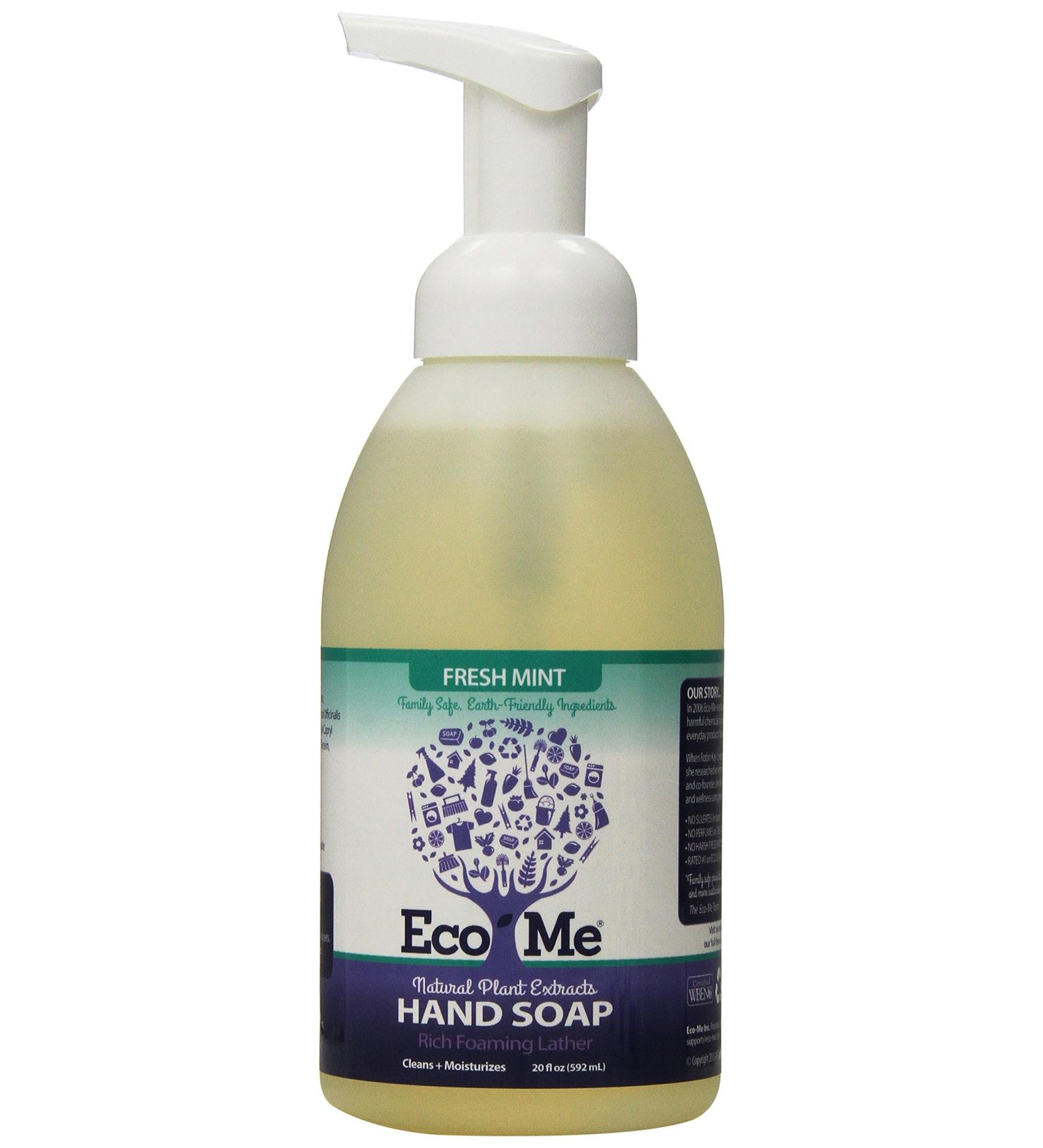 Eco Me Natural Sudzing Hand Soap - Healthy Mint Scent - 20 Fl Oz (Pack of 1) - Buy Online on GoSupps.com