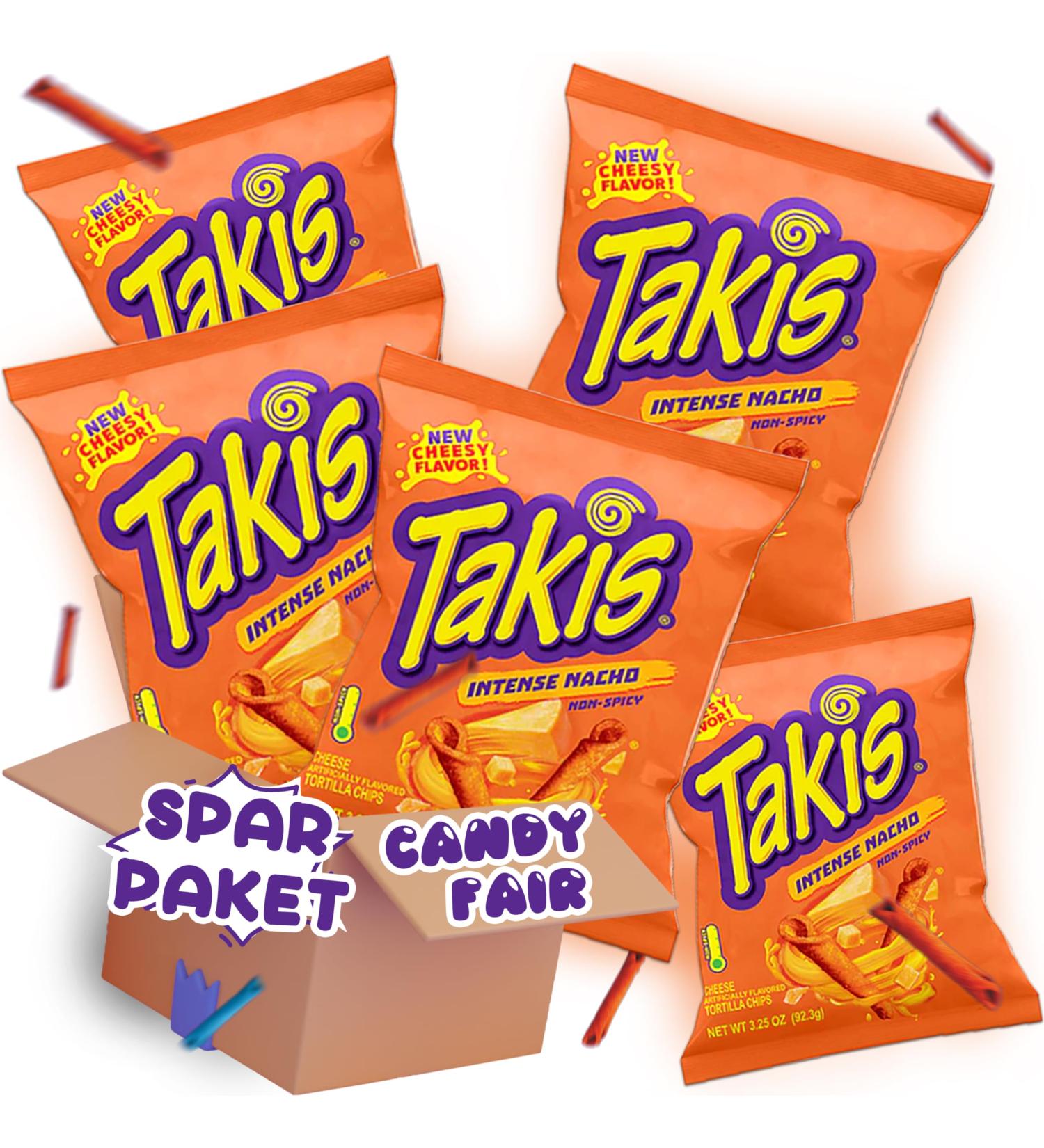  WASHYS 4 x Takis Intense Nacho 92g per pack - XXL Value Pack (4 x Intense Nacho) - Buy Online on GoSupps.com