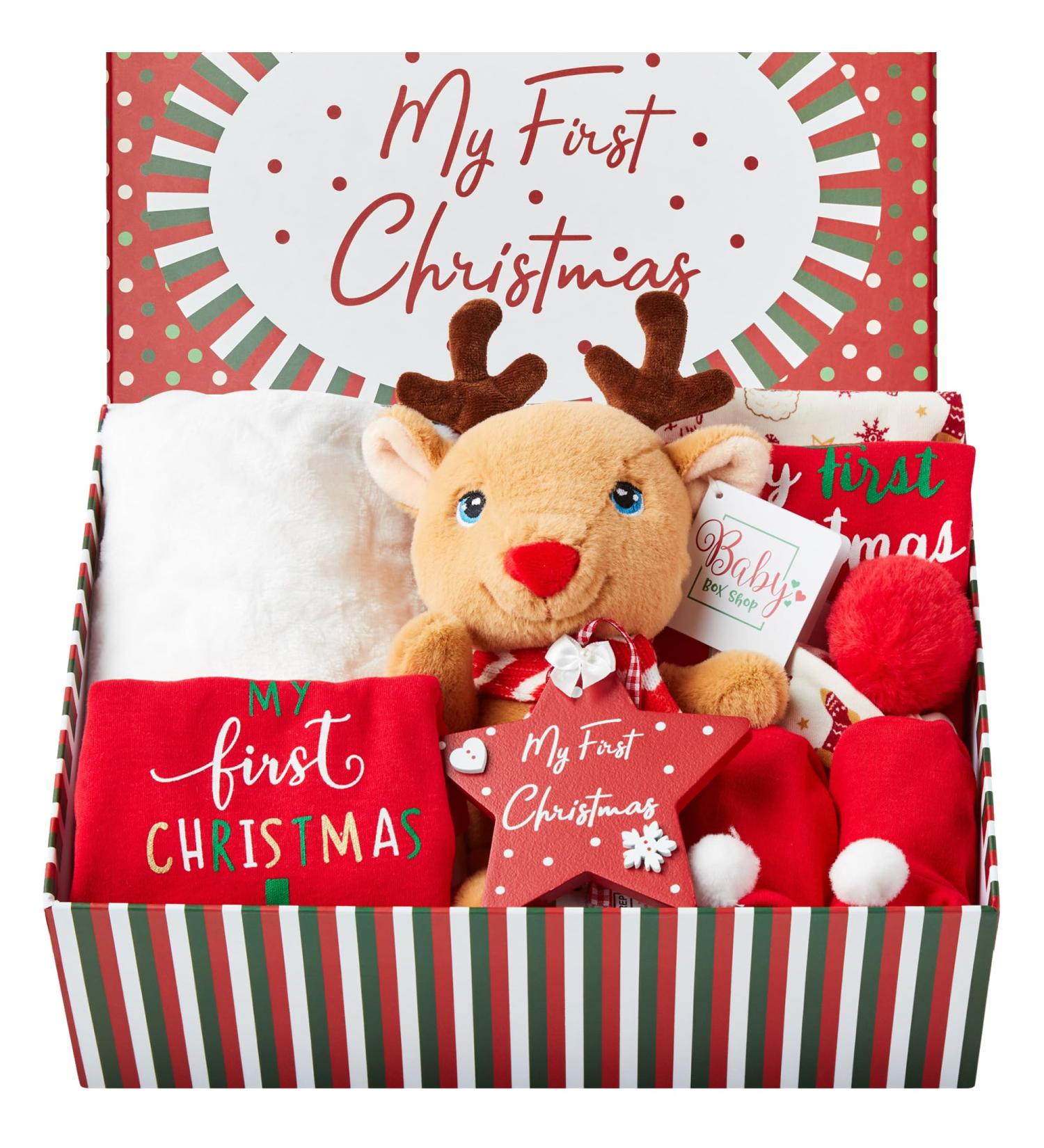 Unisex Baby Christmas Hamper - Baby's First Christmas Gift Set - Buy Online on GoSupps.com