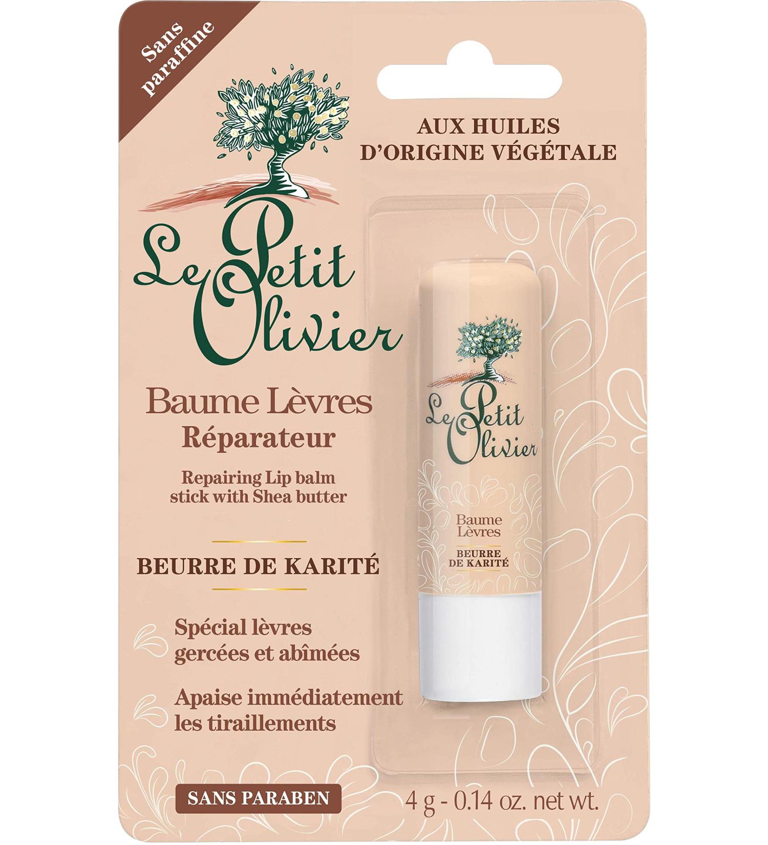 Le Petit Olivier - Lip balm with shea butter (Beurre de Karit ) 4 g