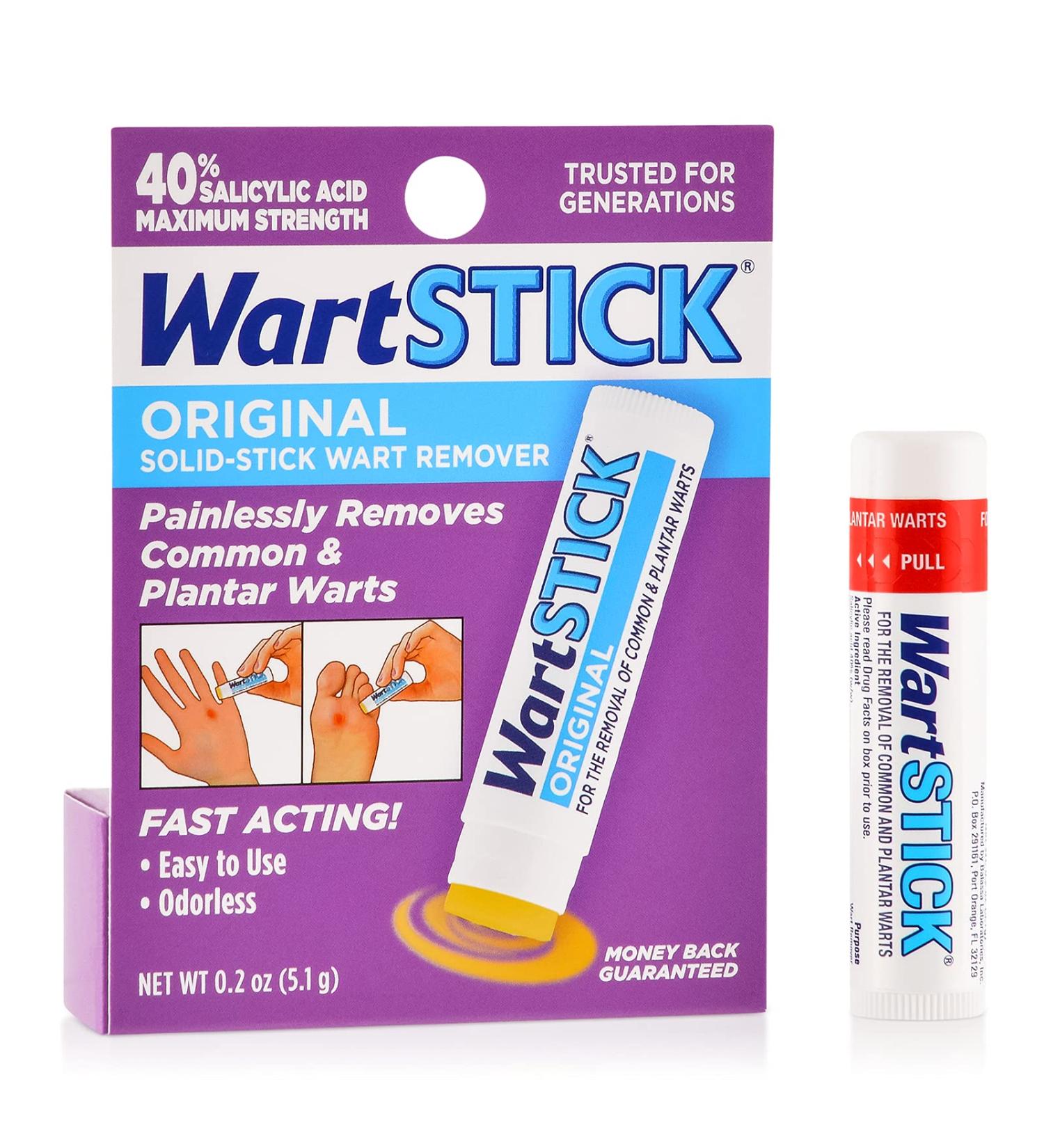 WartStick Maximum Strength Salicylic Acid Solid-Stick Wart Remover 0.2 Oz - Buy Online on GoSupps.com