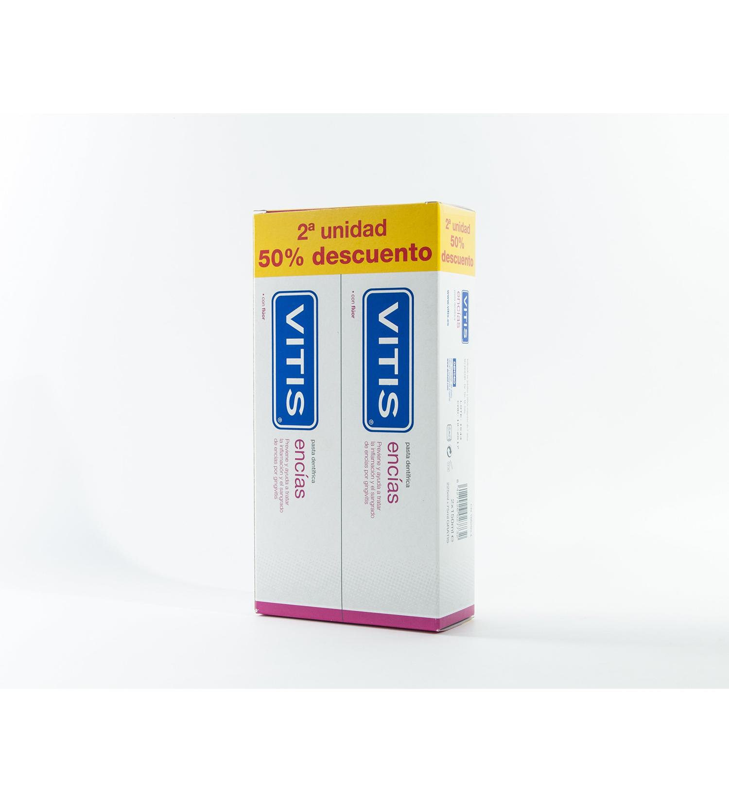 Vitis dentaid Vitis Double Dental Paste for Gengives 2 x 150 ml