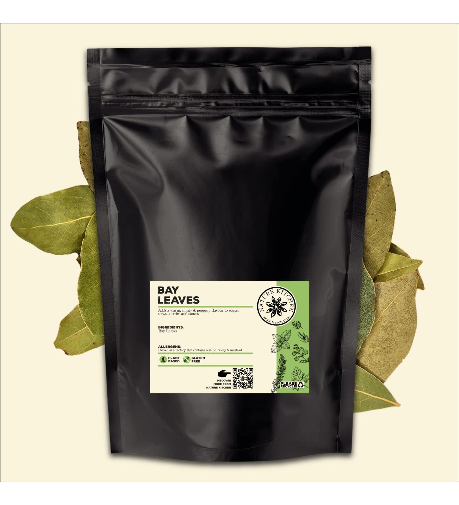 Nature Kitchen Bay Leaf Seasoning 50g - Gluten-Free & Vegan Cooking Blends for Marinades, Sauces, Frying, Baking, Grilling - Buy Online on GoSupps.com