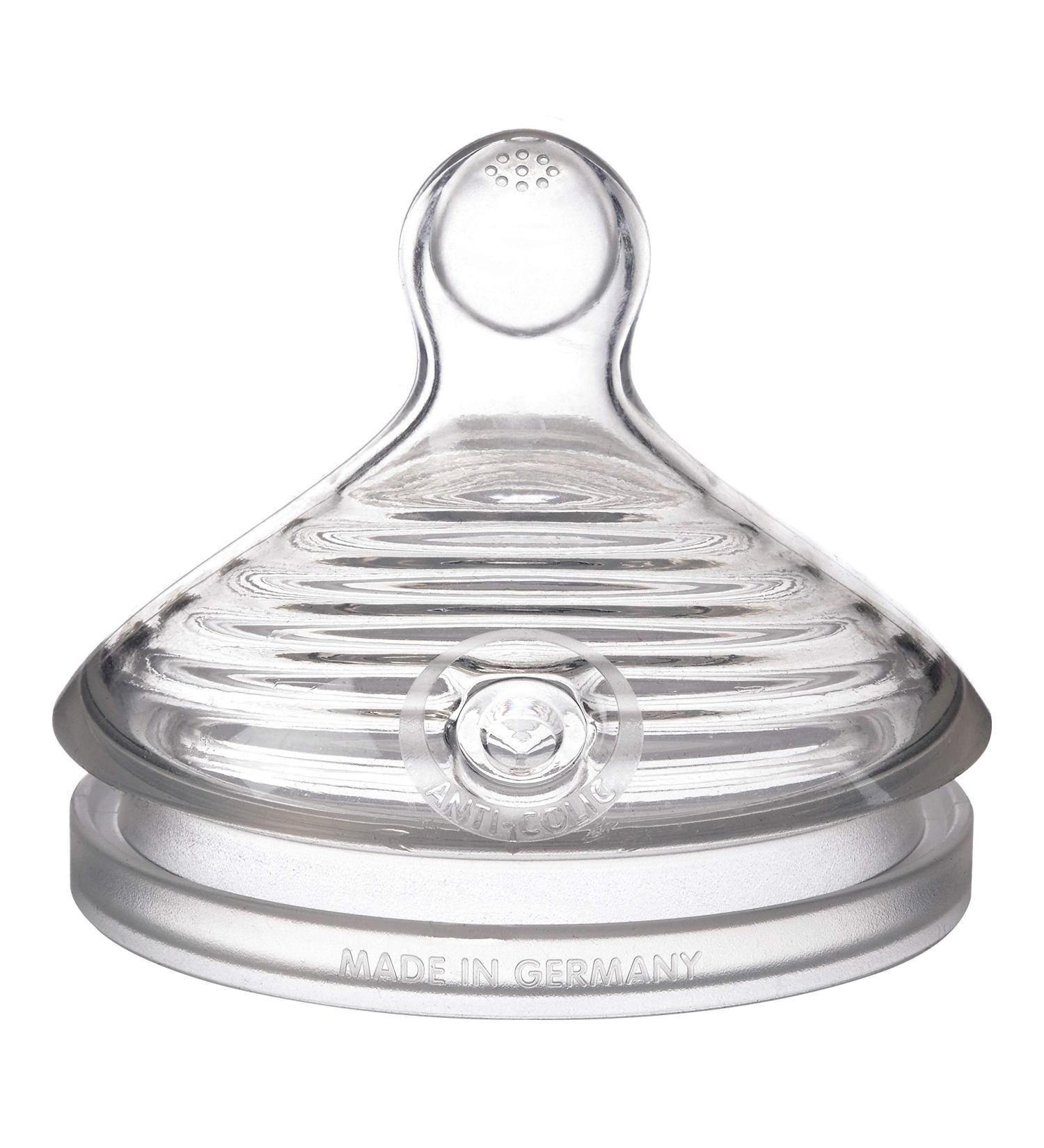 NUK Simply Natural Fast Flow Nipples 6+ Months - 2 Pack - Buy Online on GoSupps.com