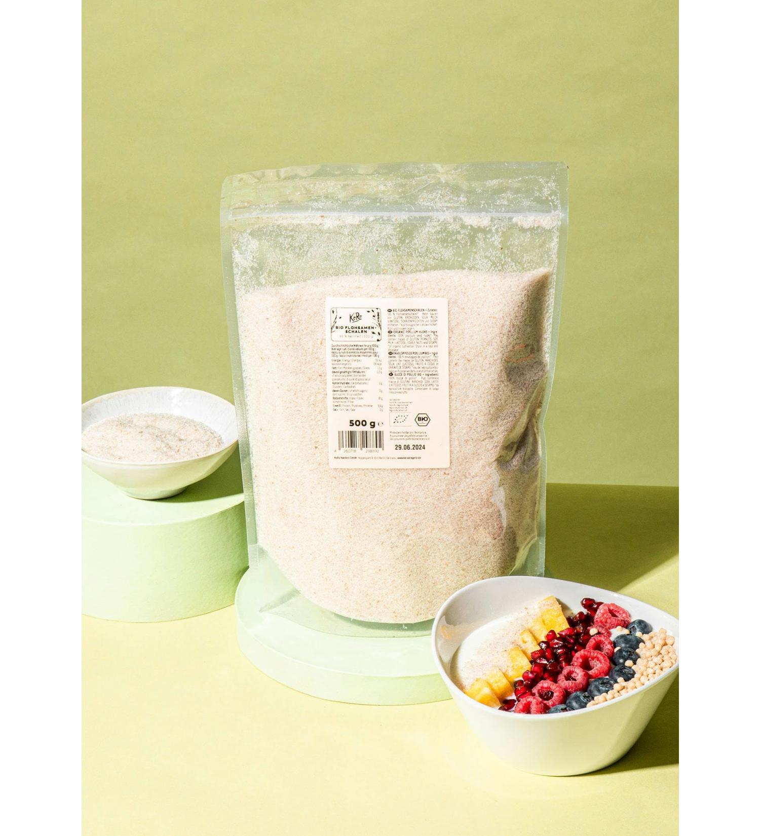 KoRo - Organic Psyllium Purity 99% 500g - Buy Online on GoSupps.com