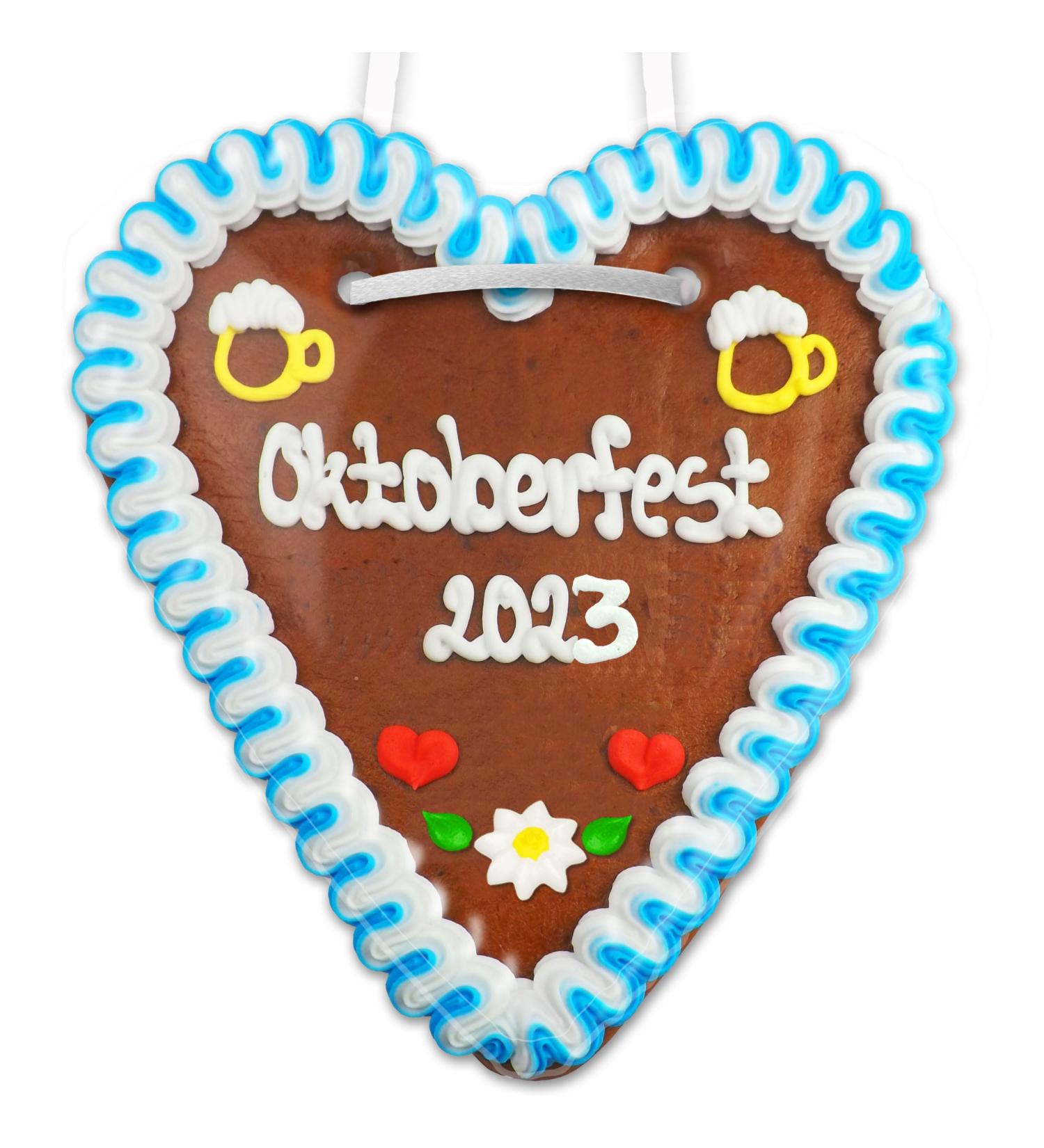 Gingerbread Heart 18cm - Authentic Oktoberfest 2022 Treat - Wiesn Folk Festival Delicacy - Buy Online on GoSupps.com