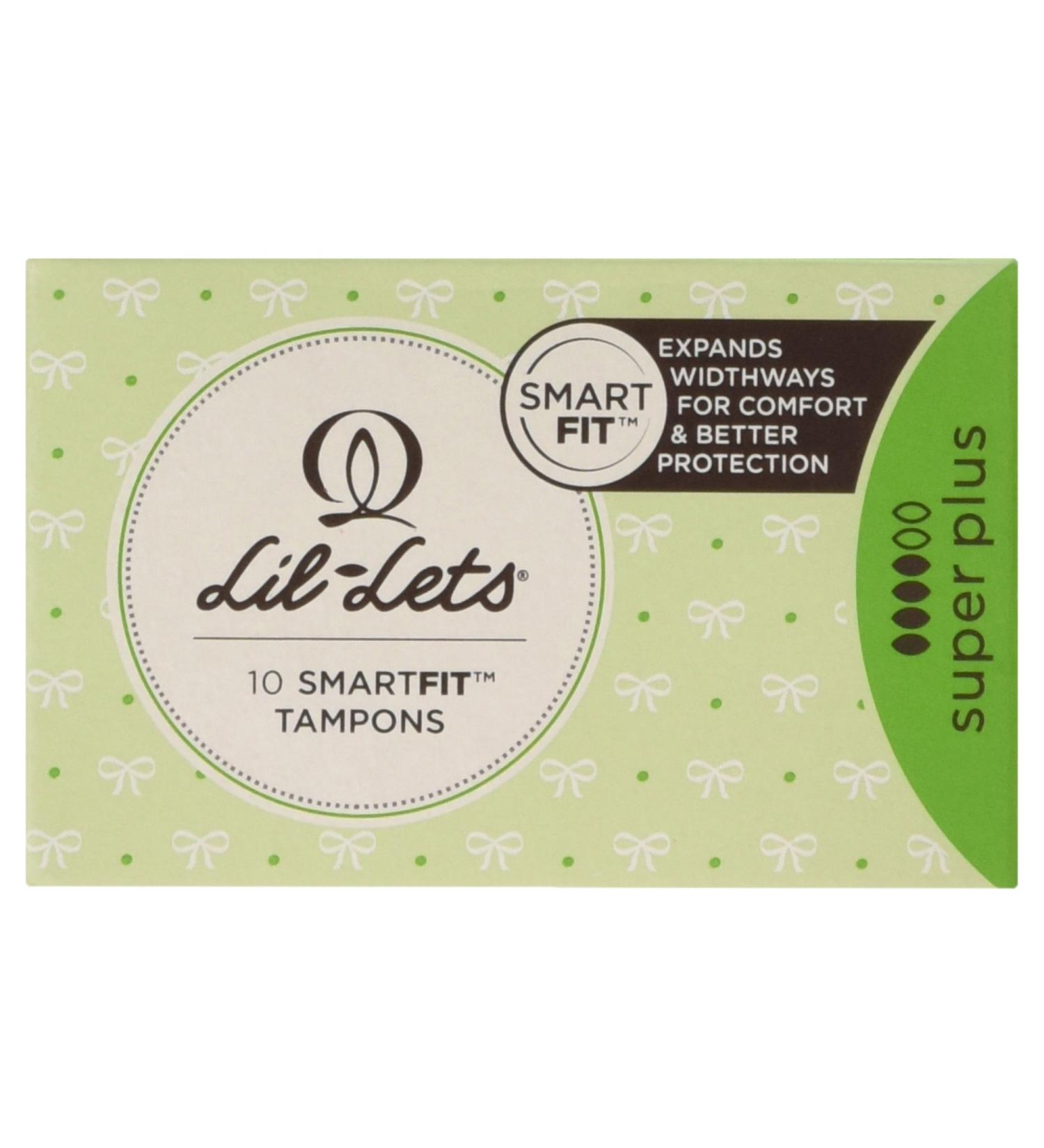 Lil-Lets 10 Smartfit Super Plus Tampons - Ultra Comfort & Protection | Shop Internationally - Buy Online on GoSupps.com