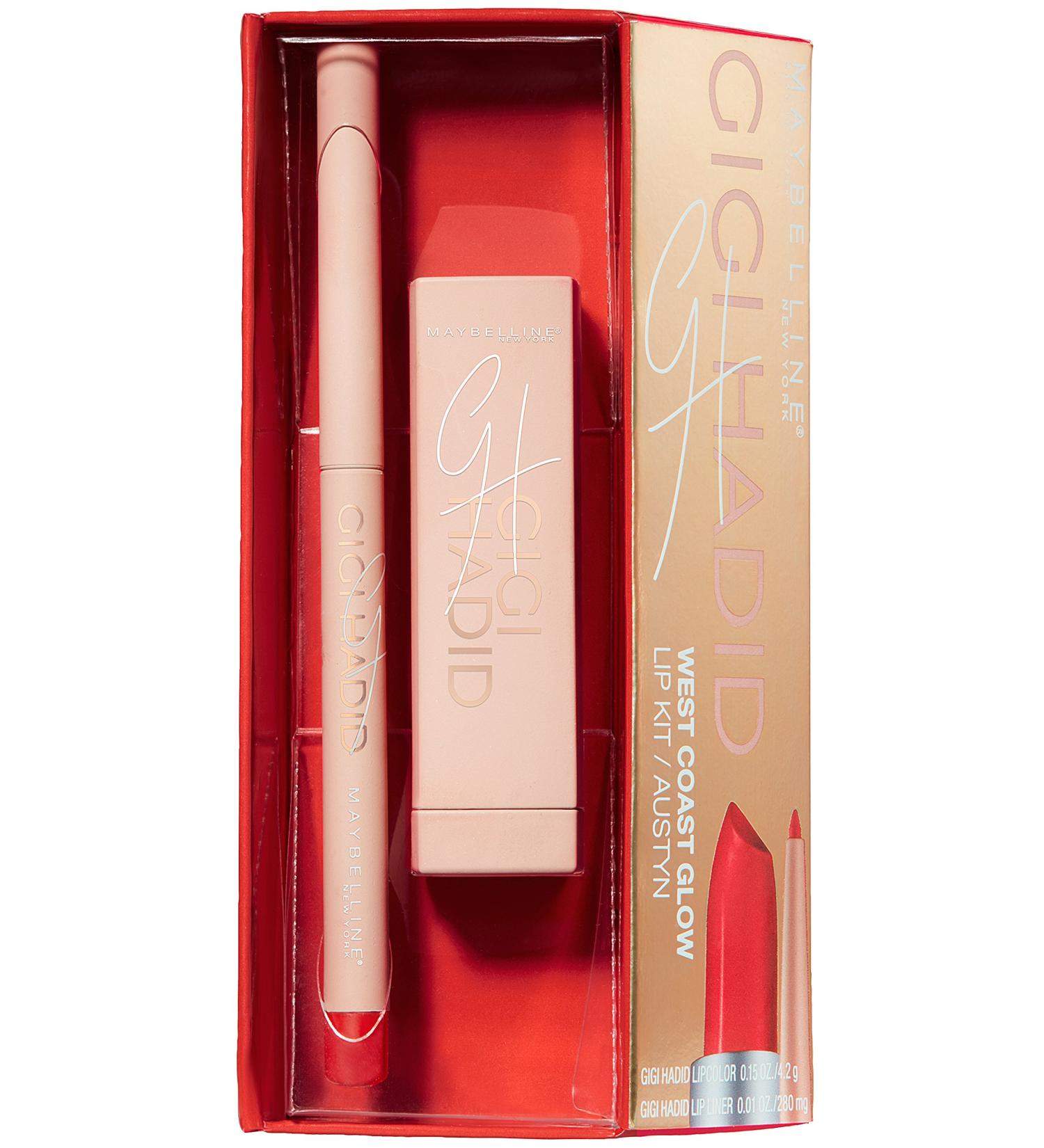 Buy Maybelline Gigi Hadid Lip Kit Austyn 22 / 25 Valiant - Global Shipping Available - Buy Online on GoSupps.com