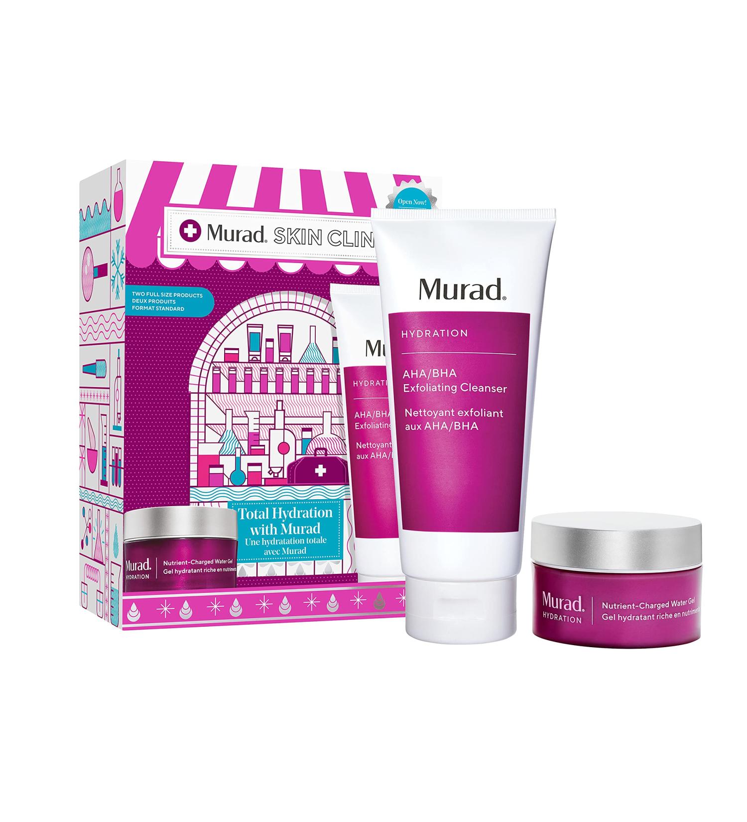 Murad Limited Edition 2021 Gift Set | Premium Skincare Routine Value Set | Perfect Gift for Women for Birthdays Mother's Day Valentine's Christmas & more Total Hydration with Murad - Buy Online on GoSupps.com