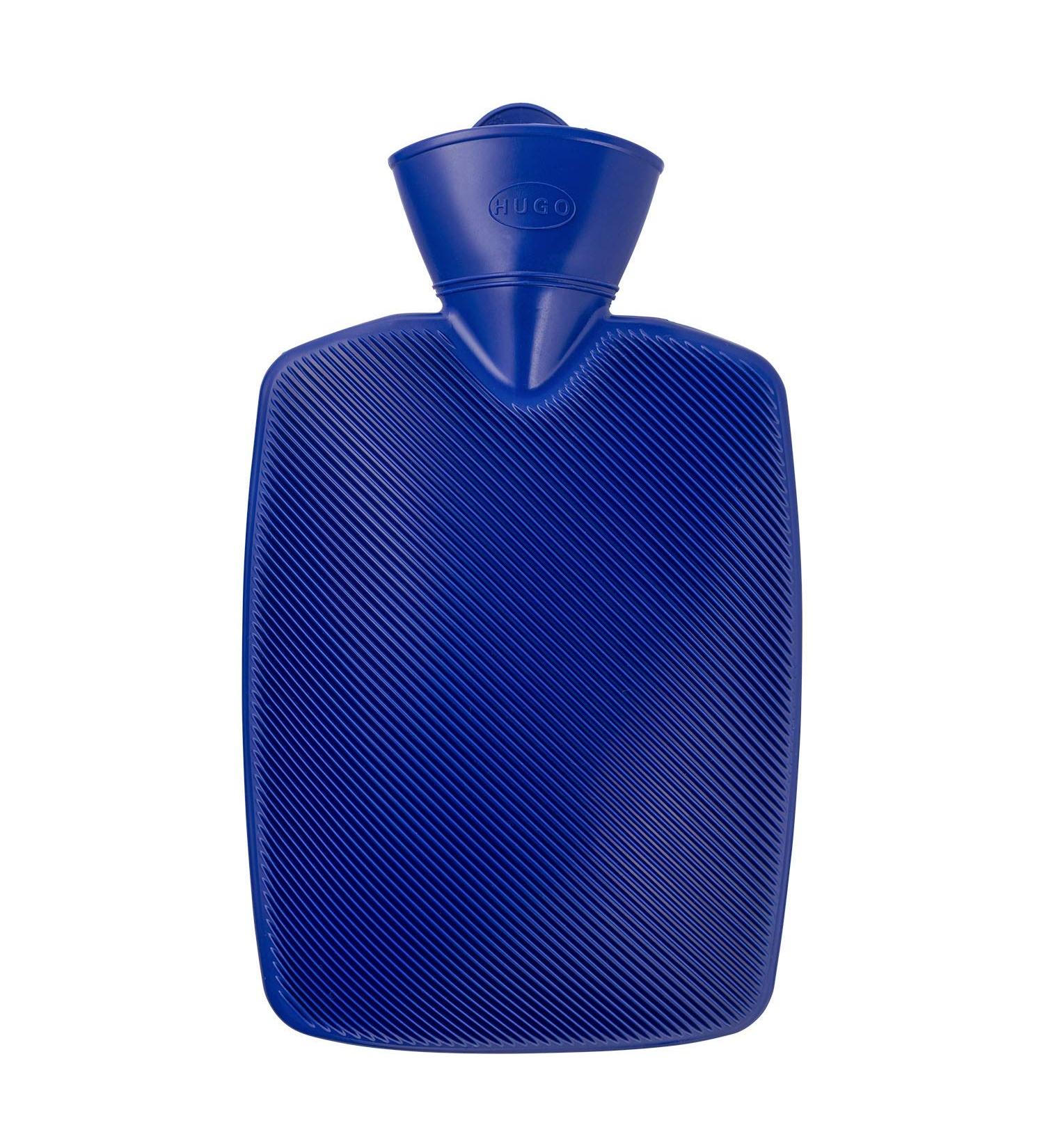 Buy Hugo Frosch Classic Half Lamella Hot Water Bottle 1.8L in Hugo Blue - Perfect for Comfort & Warmth | International Shipping Available - Buy Online on GoSupps.com