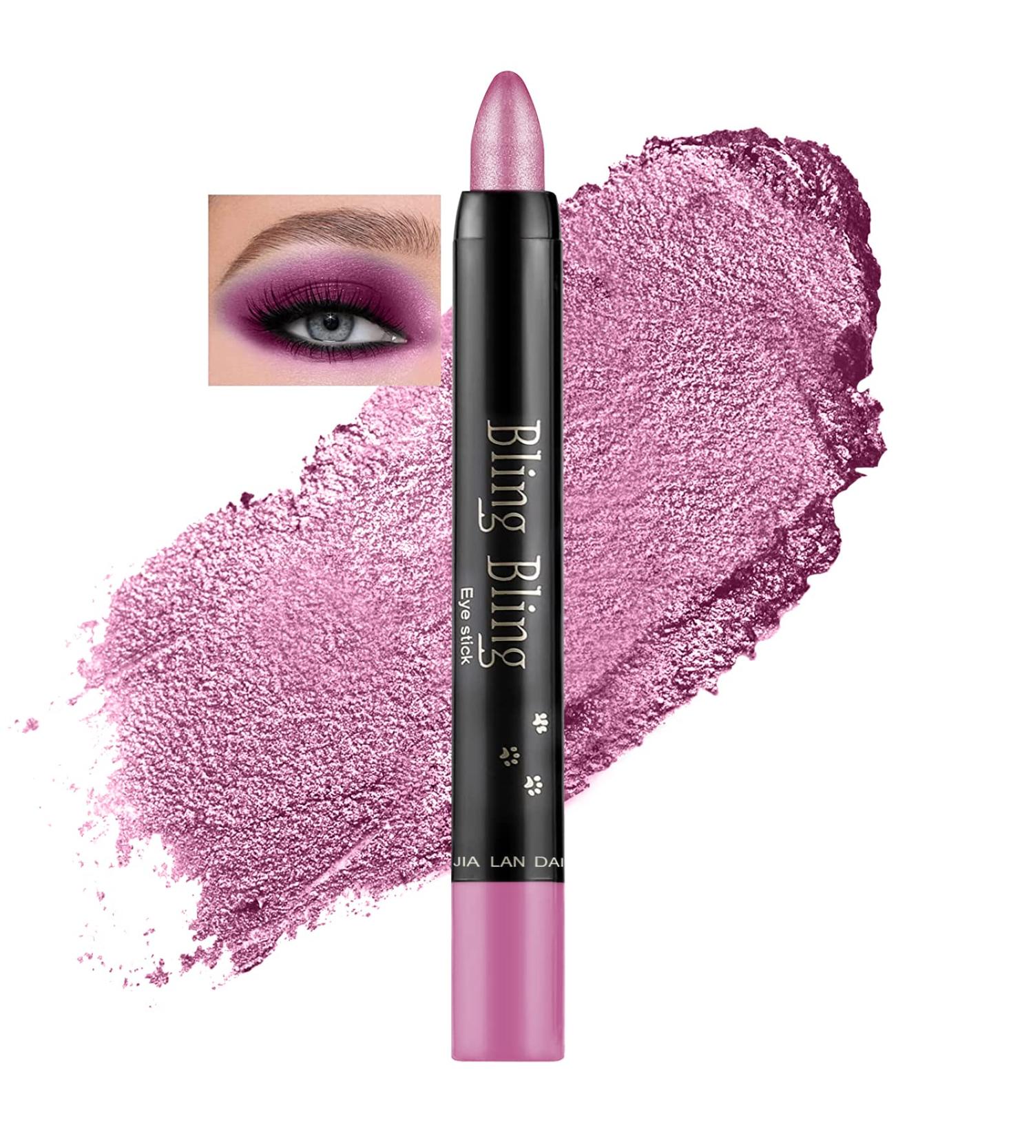 Cystroid Pencil - 15 Colors Ultra Pigmented Glitter Eyeshadow Pen | Shimmer & Blid Shadow Makeup - Buy Online on GoSupps.com