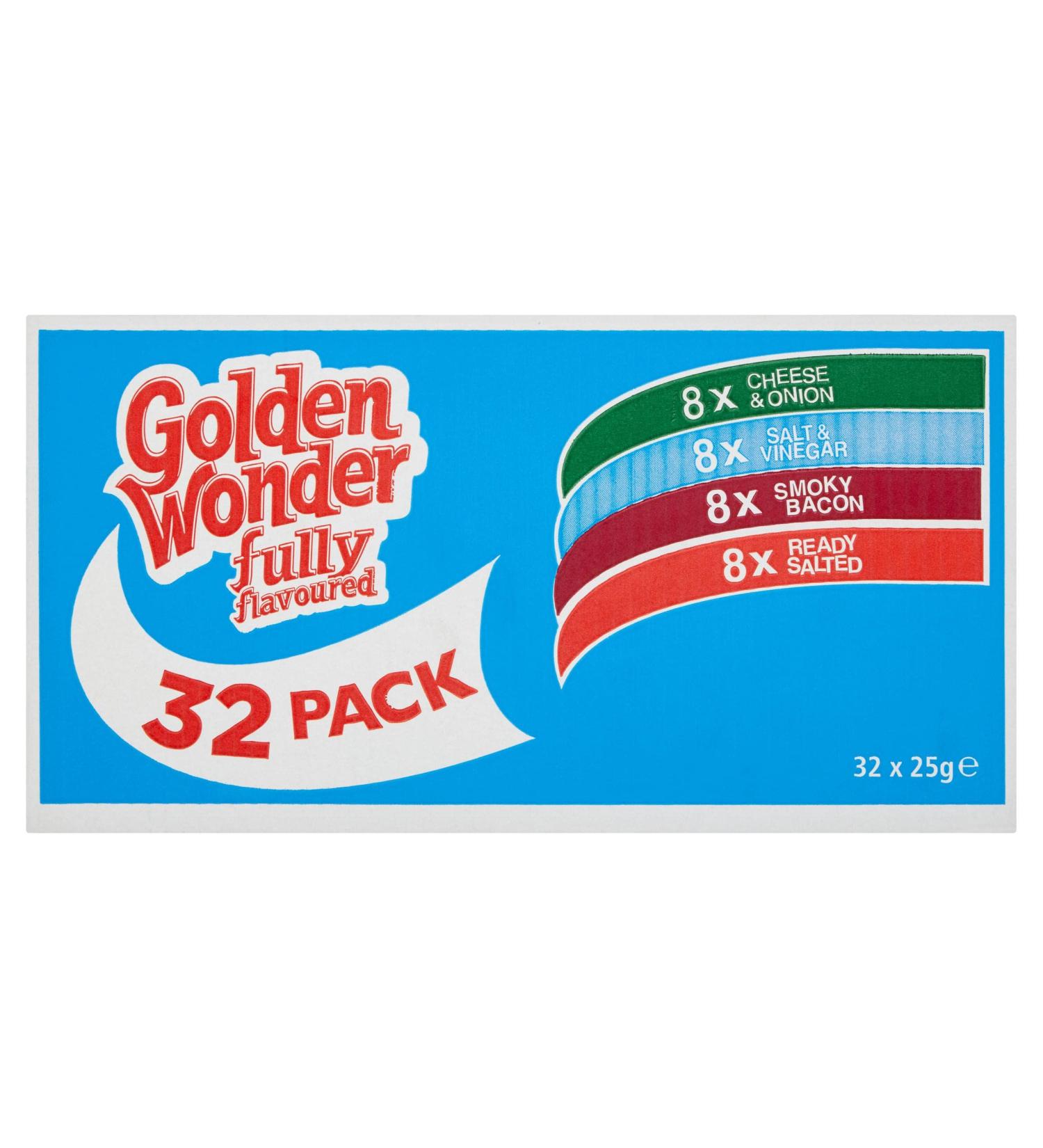 Golden Wonder Fully Flavoured 32 x 25g