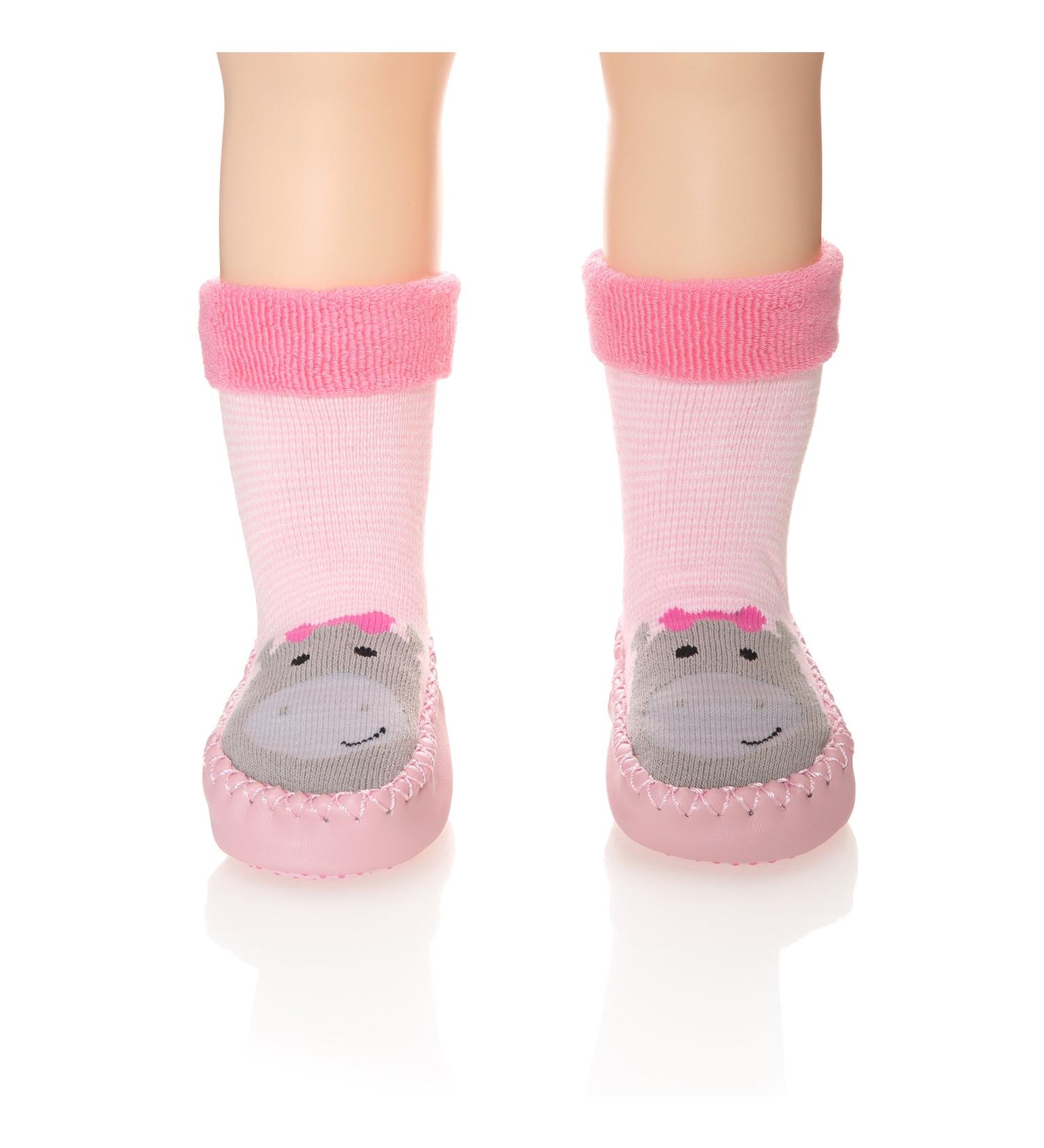 Eocom Baby Boy Girls Animal Moccasins Non-Skid Slipper 18-24 Months - Cow Print - Buy Online on GoSupps.com