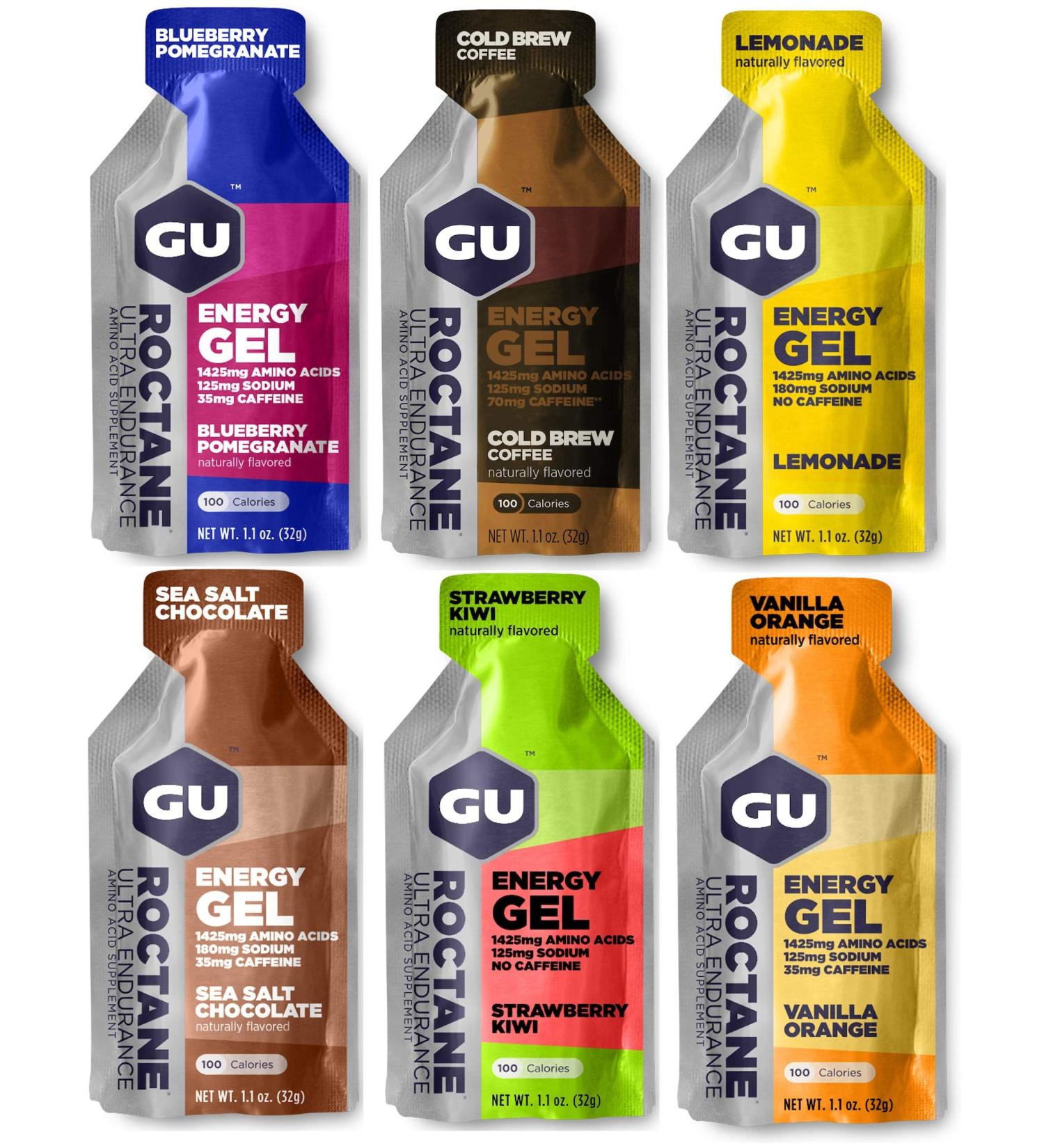 GU Energy GU Roctane Ultra Endurance Energy Gels - Testers - 6 x 32g - Various Varieties