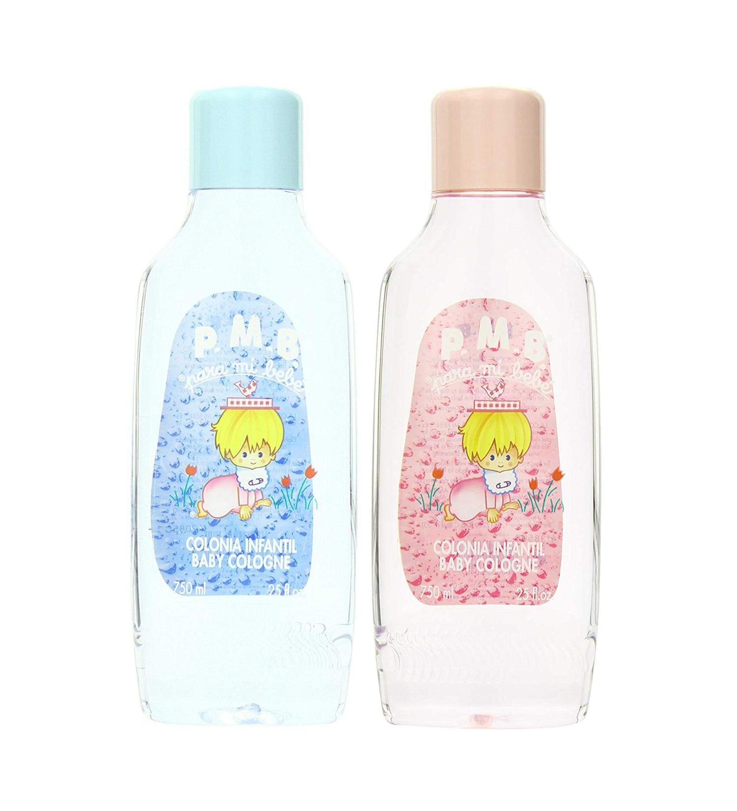 Para Mi Bebe Baby Cologne 25 oz - Imported From Spain | Family Size Pink-Blue (2) - Buy Online on GoSupps.com