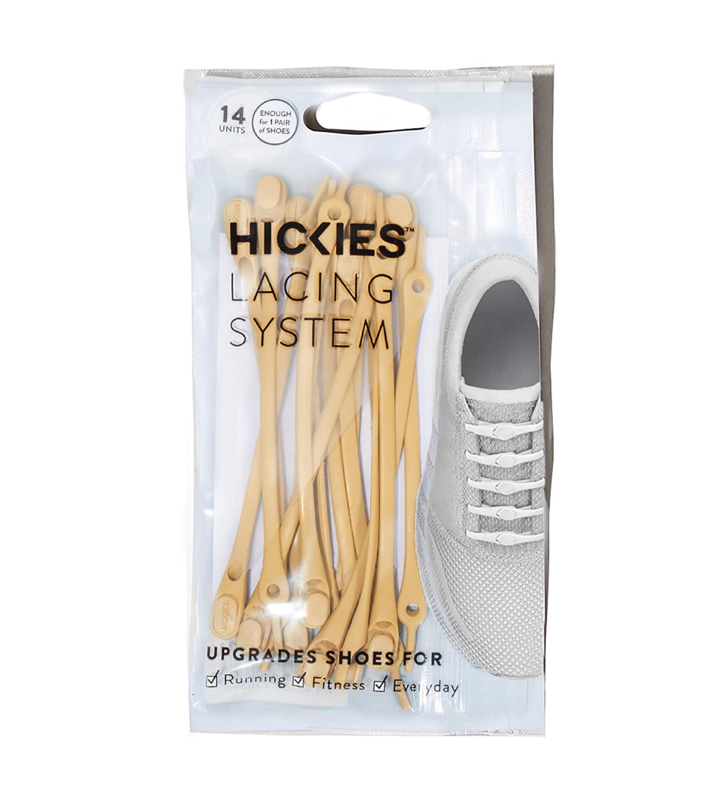 HICKIES 2.0 Tie-Free Elastic Shoelaces - Mineral Yellow | Shop Now for International Shipping! - Buy Online on GoSupps.com