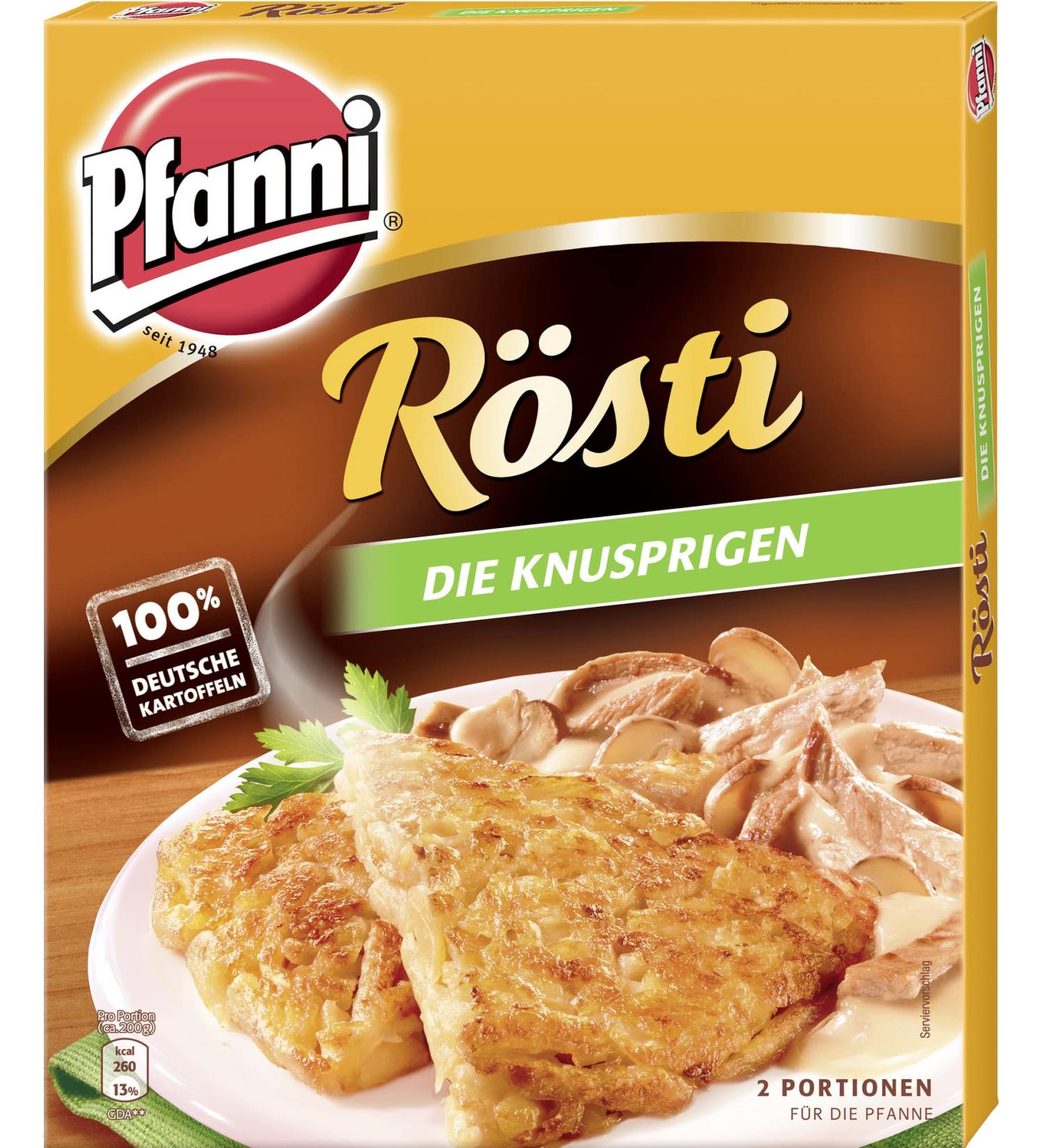 Pfanni R sti Potato Ready Meal - Crispy & Sustainable 400g | International Shipping Available - Buy Online on GoSupps.com