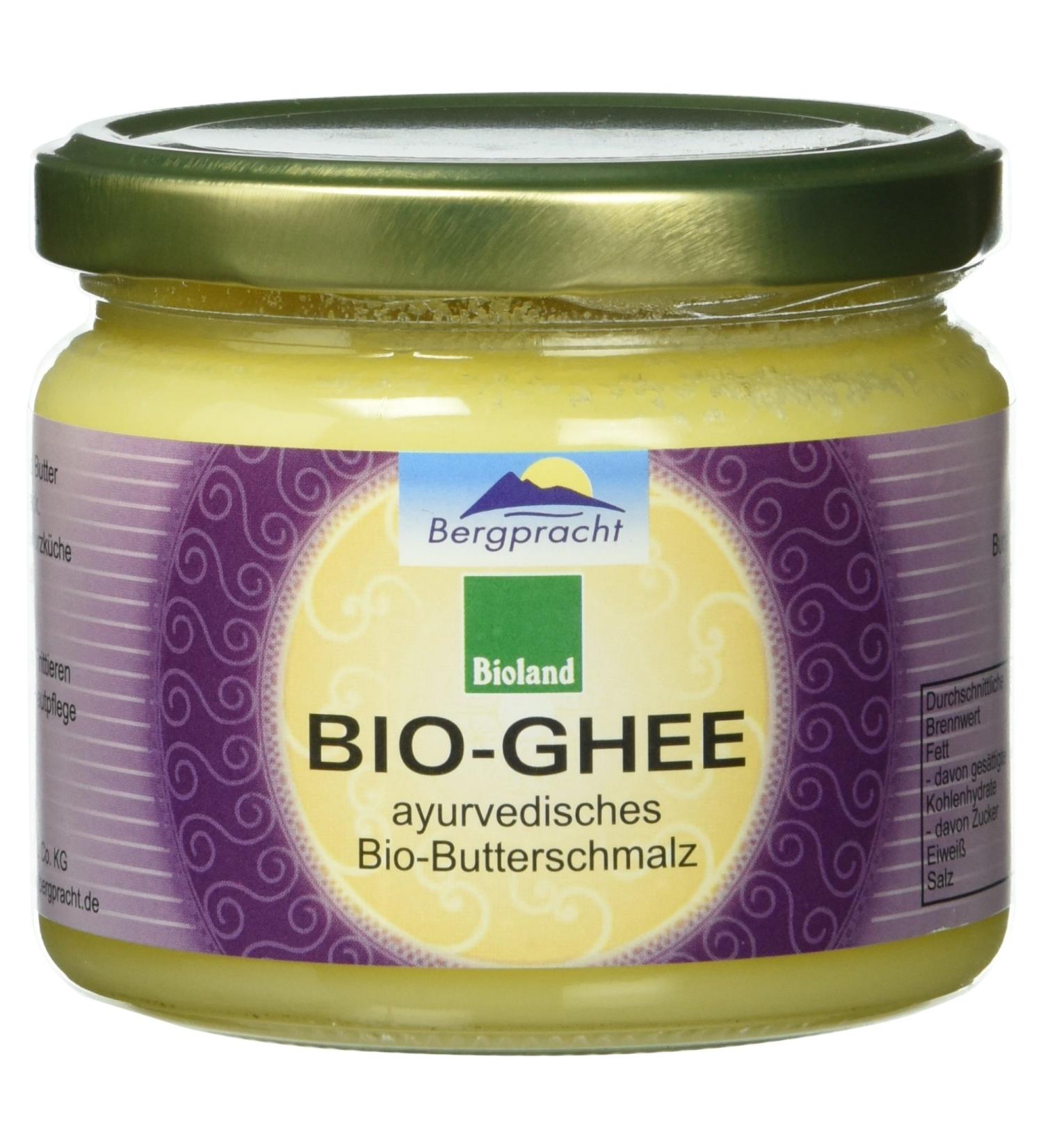 Bergpracht Organic Ghee - Ayurvedic Clarified Butter 230g | Premium Quality & International Shipping - Buy Online on GoSupps.com
