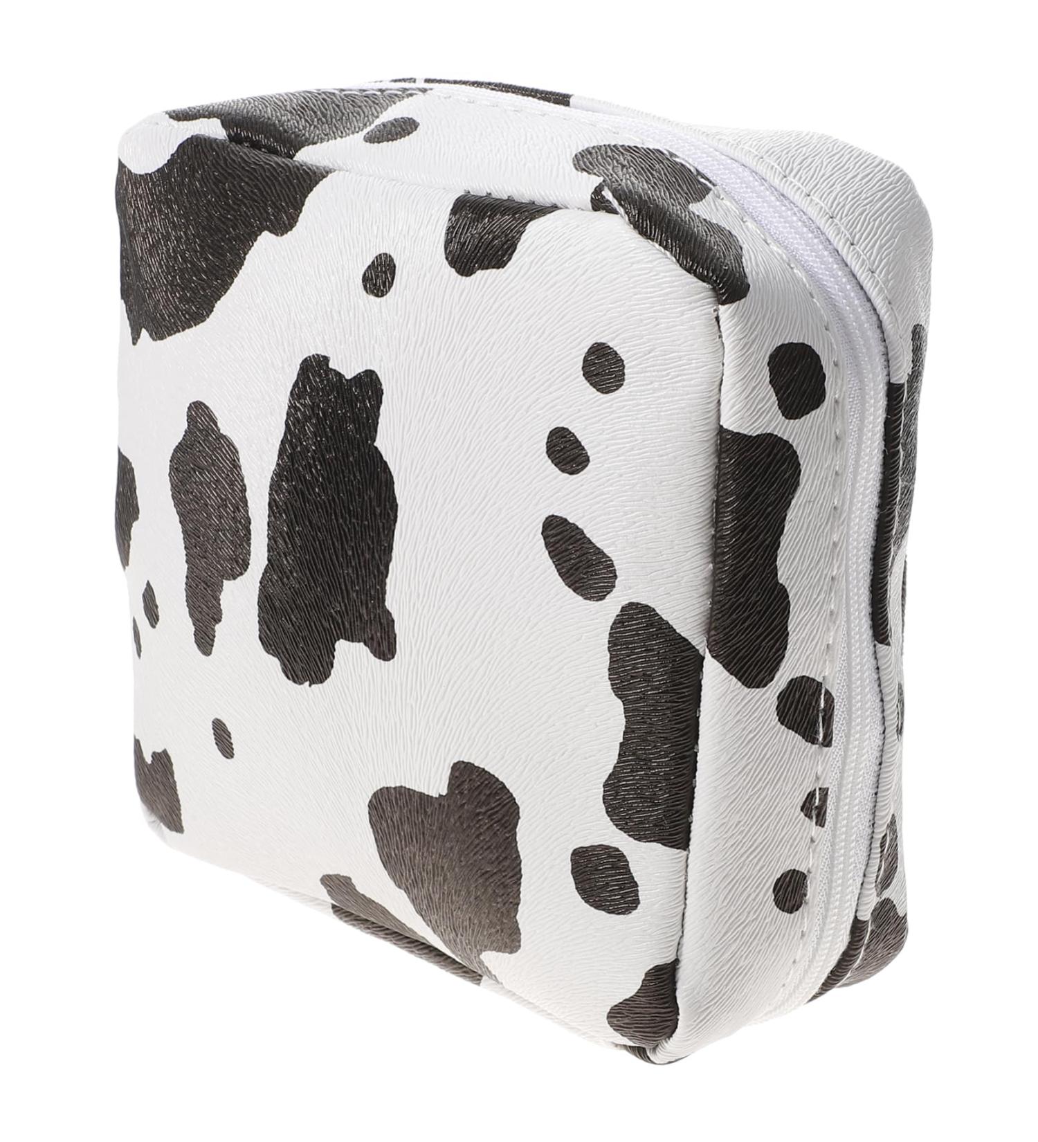 Buy Stylish Cow Pattern Travel Bag for Women - Ideal Menstrual Pillow & Accessory Container - Buy Online on GoSupps.com