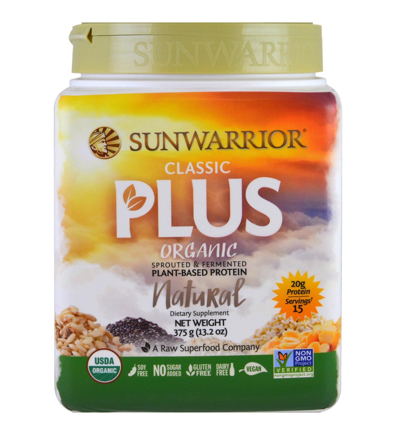 SUNWARRIOR Organic Classic Plus Natural 375 GR
