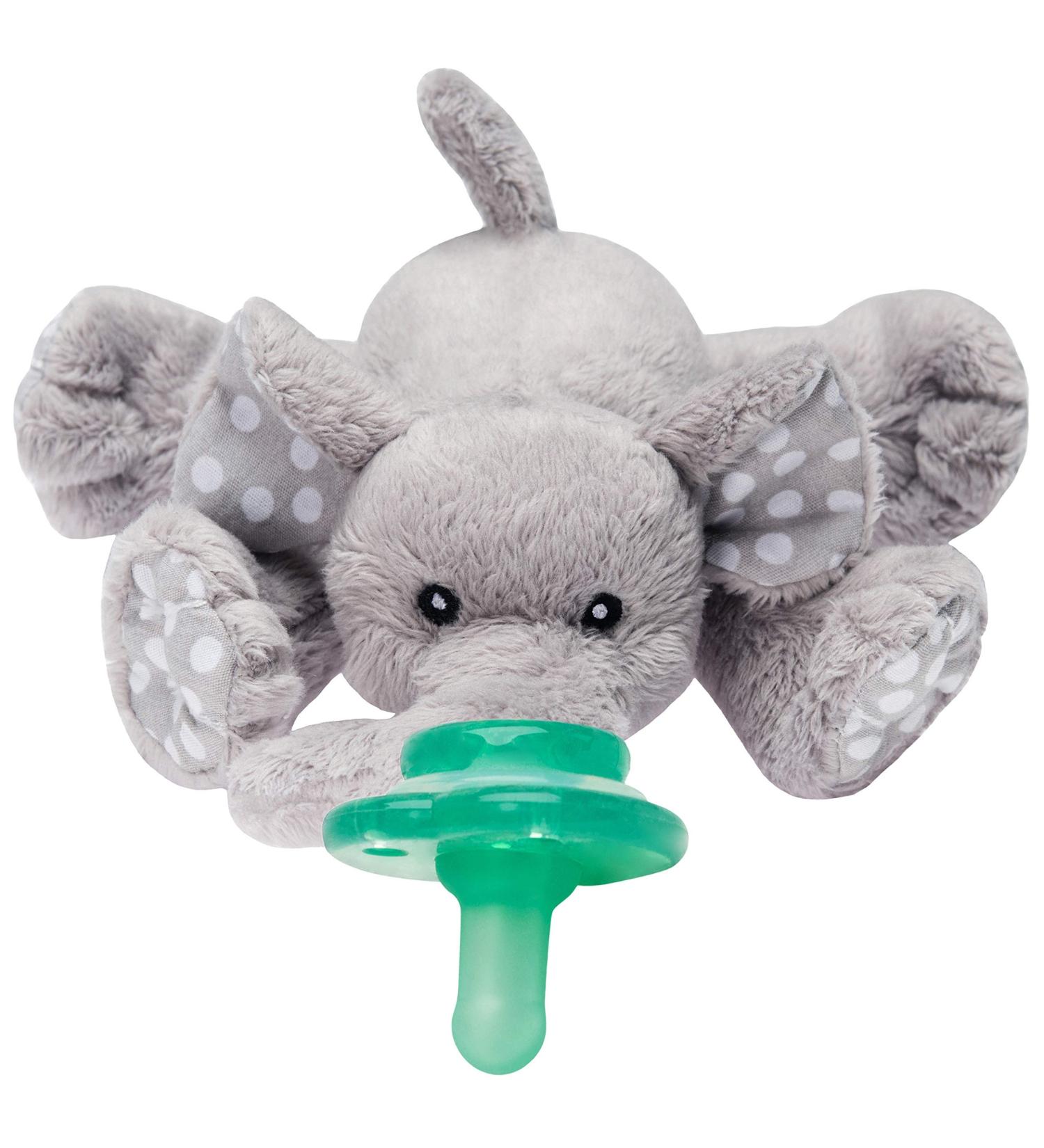 Nookums Paci-Plushies Ella The Elephant - Adaptable Plush Toy with Detachable Pacifier for All Ages - Buy Online on GoSupps.com