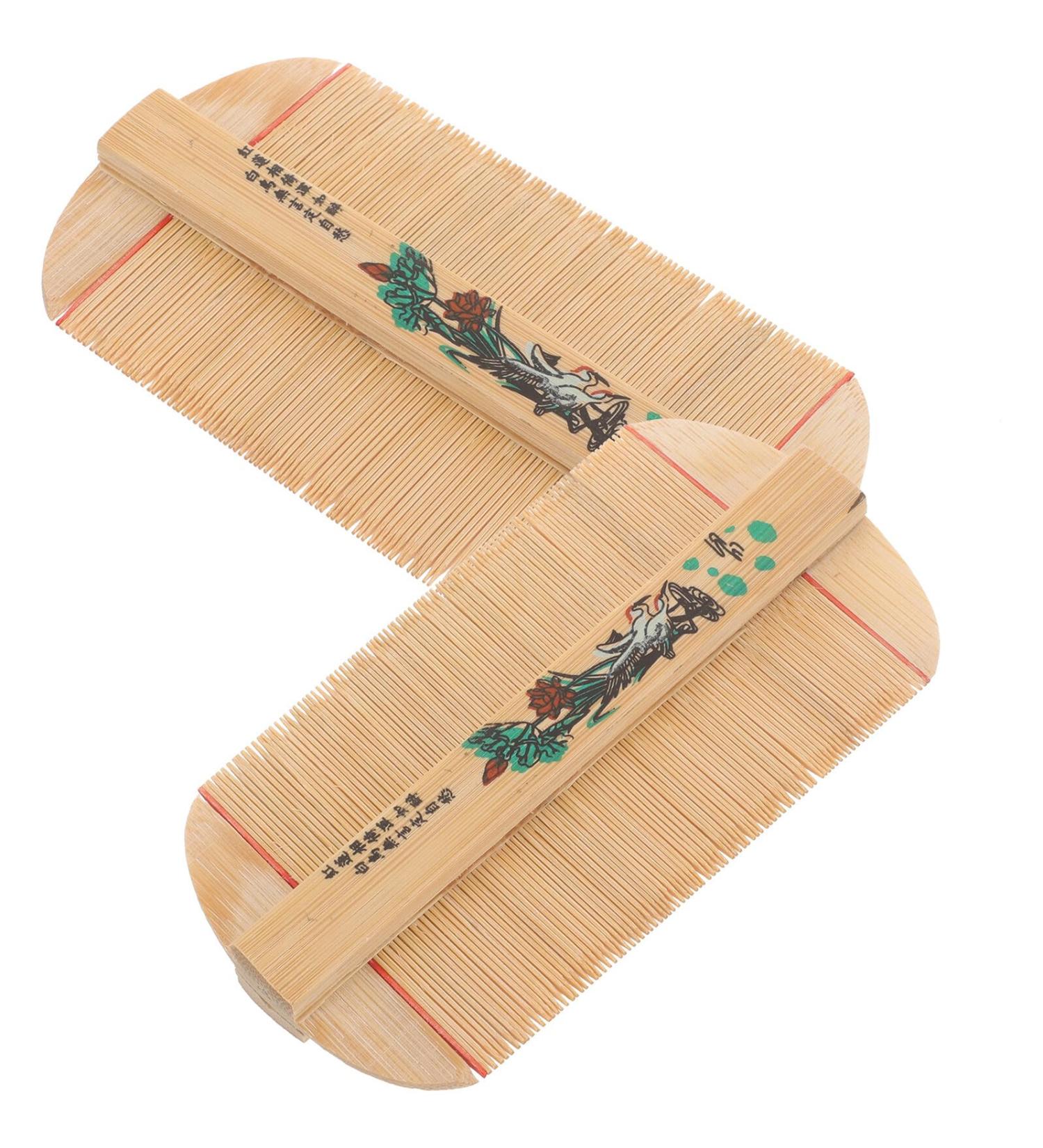 VICASKY Lot de 2 Peignes Dents Doubles Dens ment Serr es en Bambou Peigne Antipelliculaire Double Face Soin du Cuir Chevelu Maison Stimulation Circulatoire Adapt s Style Al atoire - Buy Online on GoSupps.com