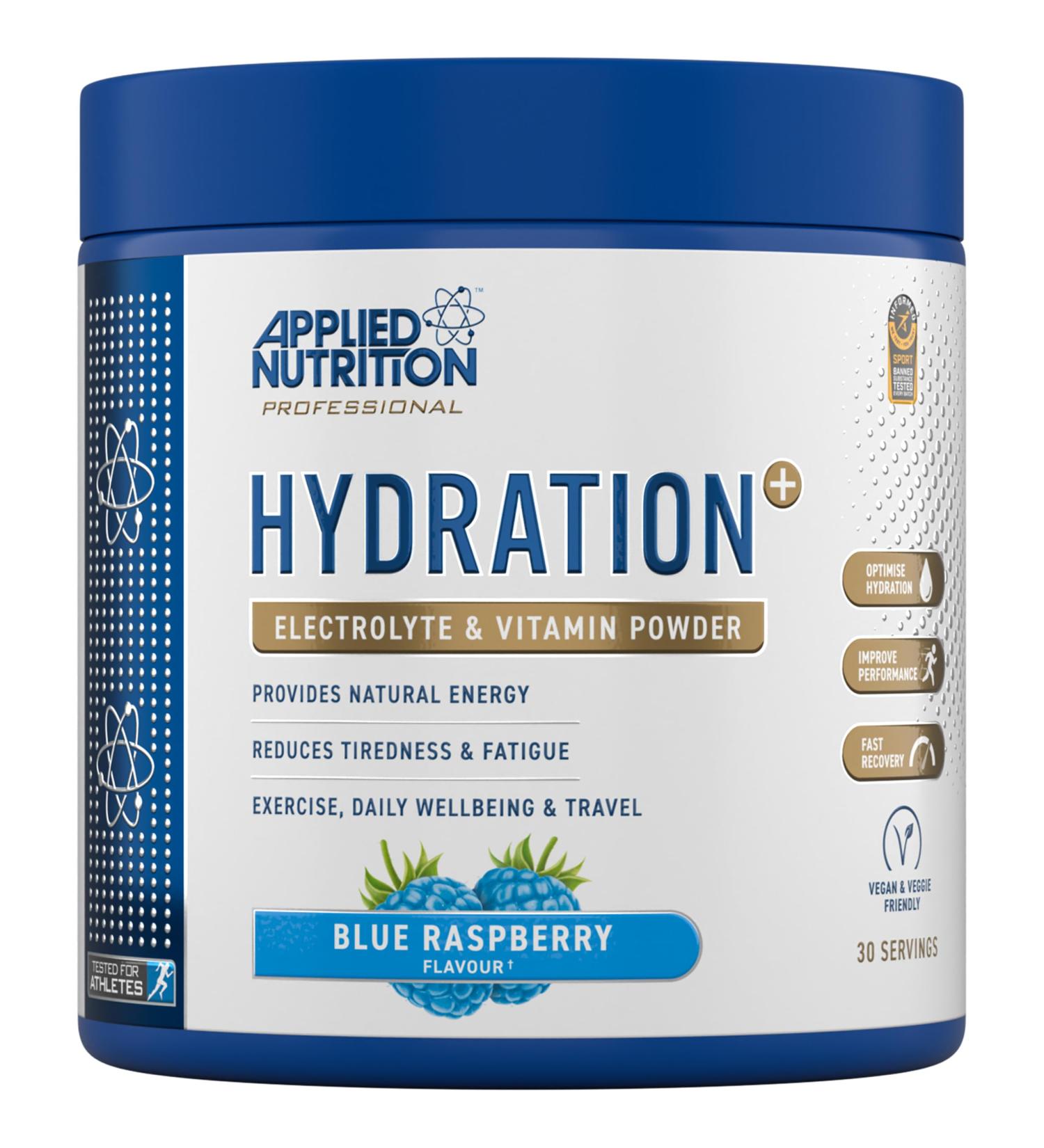  Applied Nutrition Applied Nutrition Hydration + Blue Raspberry 240G - Buy Online on GoSupps.com