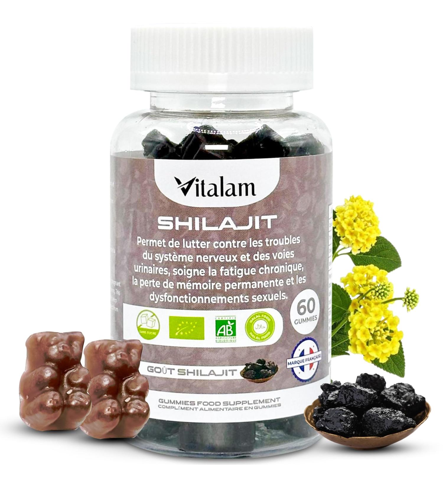 Gummies Shilajit Pur Bio Shilajit Himalaya Boost m tabolisme Libido et Energie Acide Fulvique Soutien Immunitaire pour Hommes et Femmes Compl ment alimentaire 100% Naturel - Buy Online on GoSupps.com