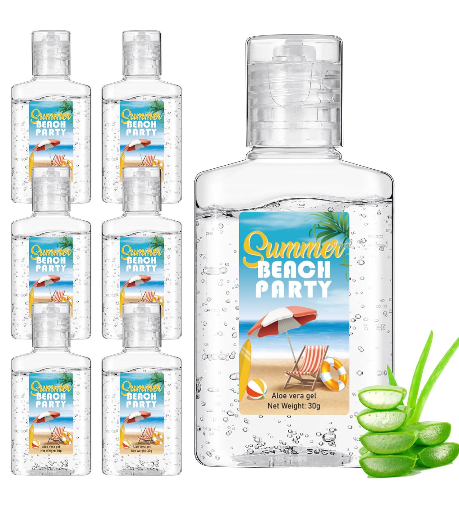 Dansib 6 Pcs Mini 1oz Soothing Moisture Gel Travel Size Moisturizing Face Skin Gel Bulk After Sun Lotion Wedding Beach Summer Party Supplies(Summer Beach) - Buy Online on GoSupps.com