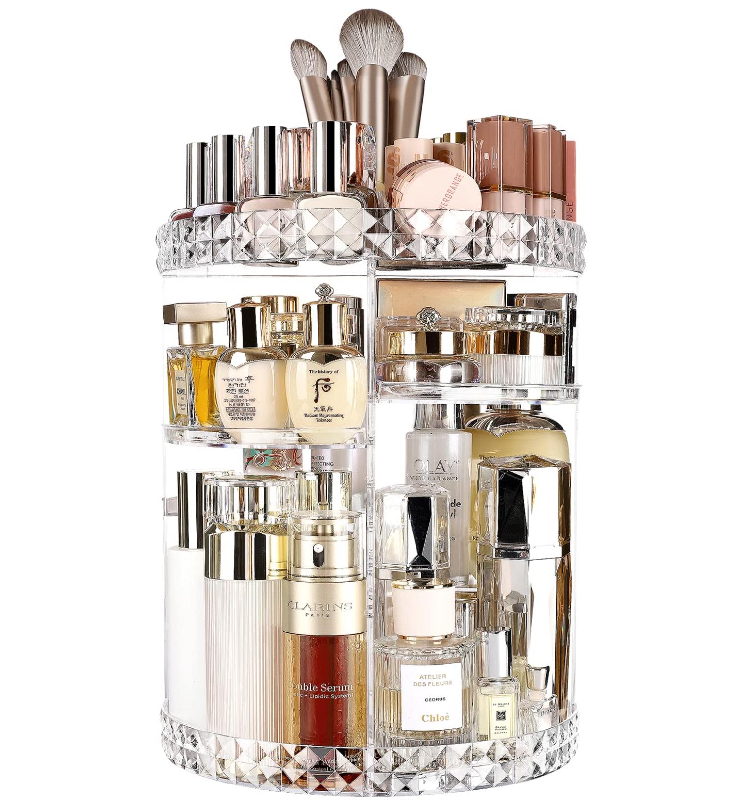 ZQQZAN 360 Rotating Makeup Organizer for Vanity with 6 Adjustable Layers - Buy Online on GoSupps.com