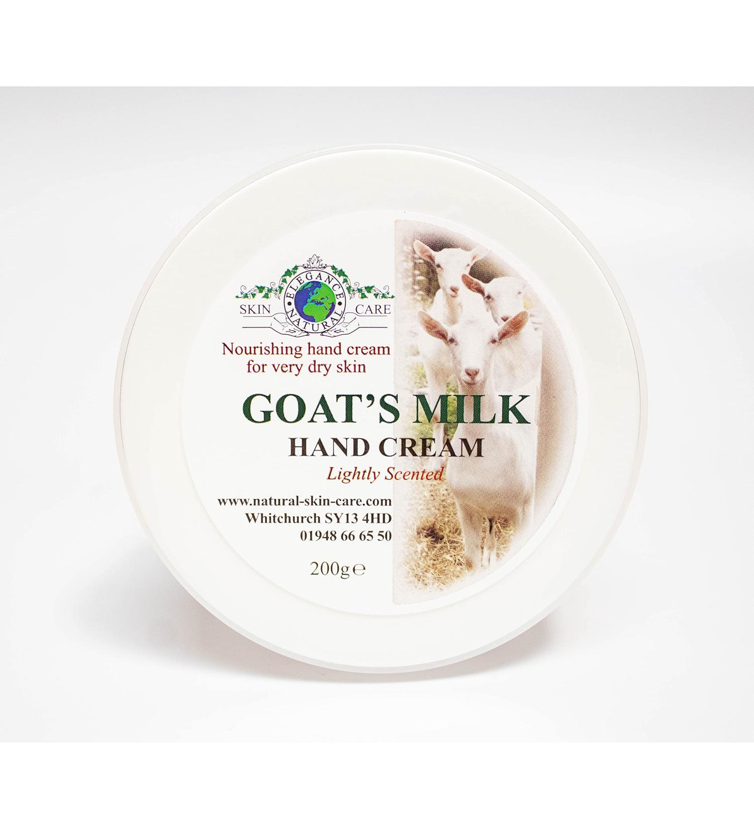 Goats Milk Nourishing Hand Cream 200g by Elegance Natural Skin Care. Formulated for dry sensitive skin. MULTI AWARD WINNING. - Buy Online on GoSupps.com