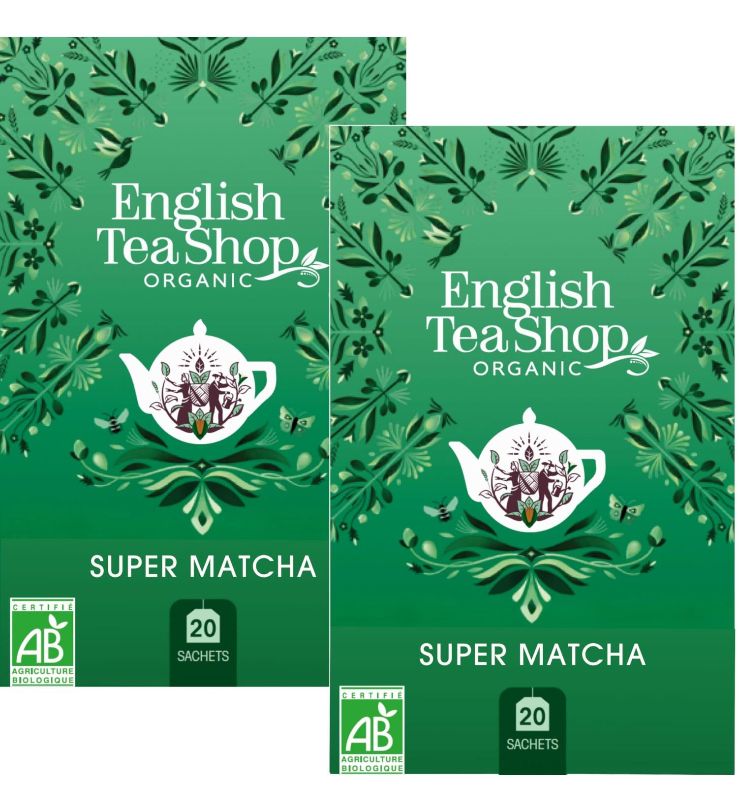 English Tea Shop - Th vert matcha bio riz grill - Bo te de 20 sachets - Lot de 2 - Buy Online on GoSupps.com