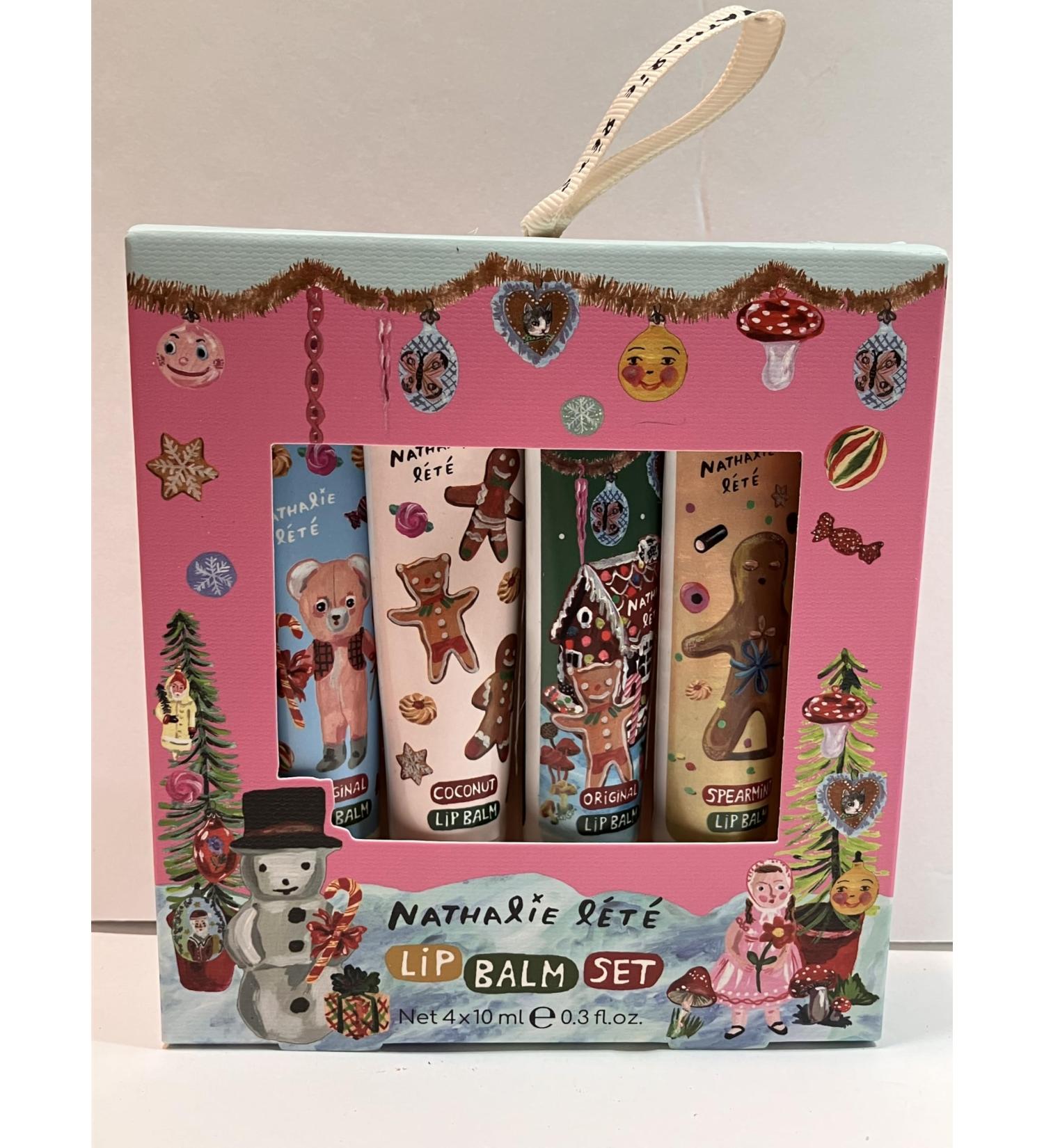 Heathcote & Ivory Nathalie Lete Festive Assorted Lip Balms Set