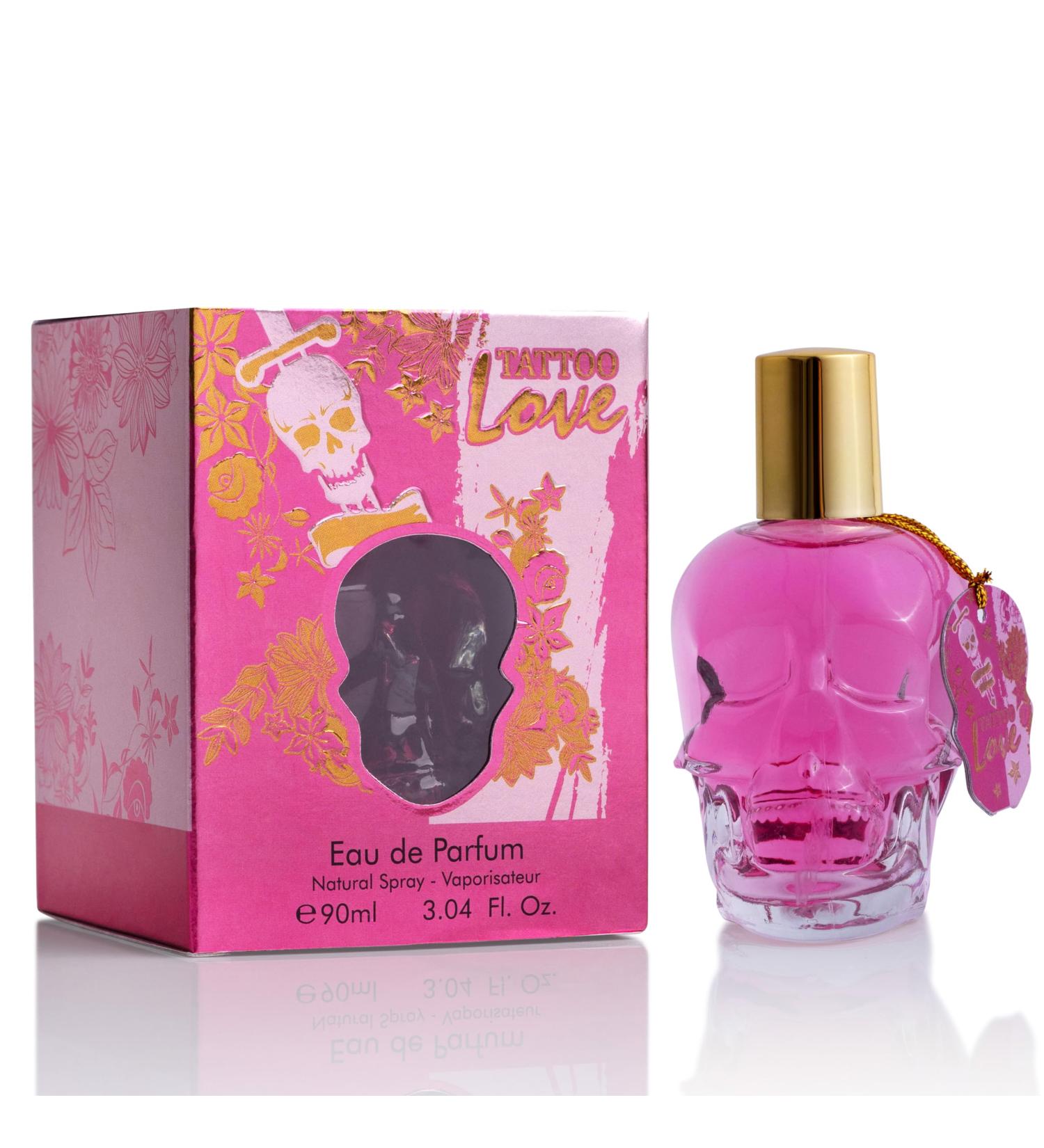 Tattoo Love Eau De parfum for Women - Floral Fruity Fragrance - Top Notes of Tropical Mango Wild Strawberries & Juicy Grapefruit - Perfume Suitable For All Occasion - Elegant 100ml Bottle - Buy Online on GoSupps.com