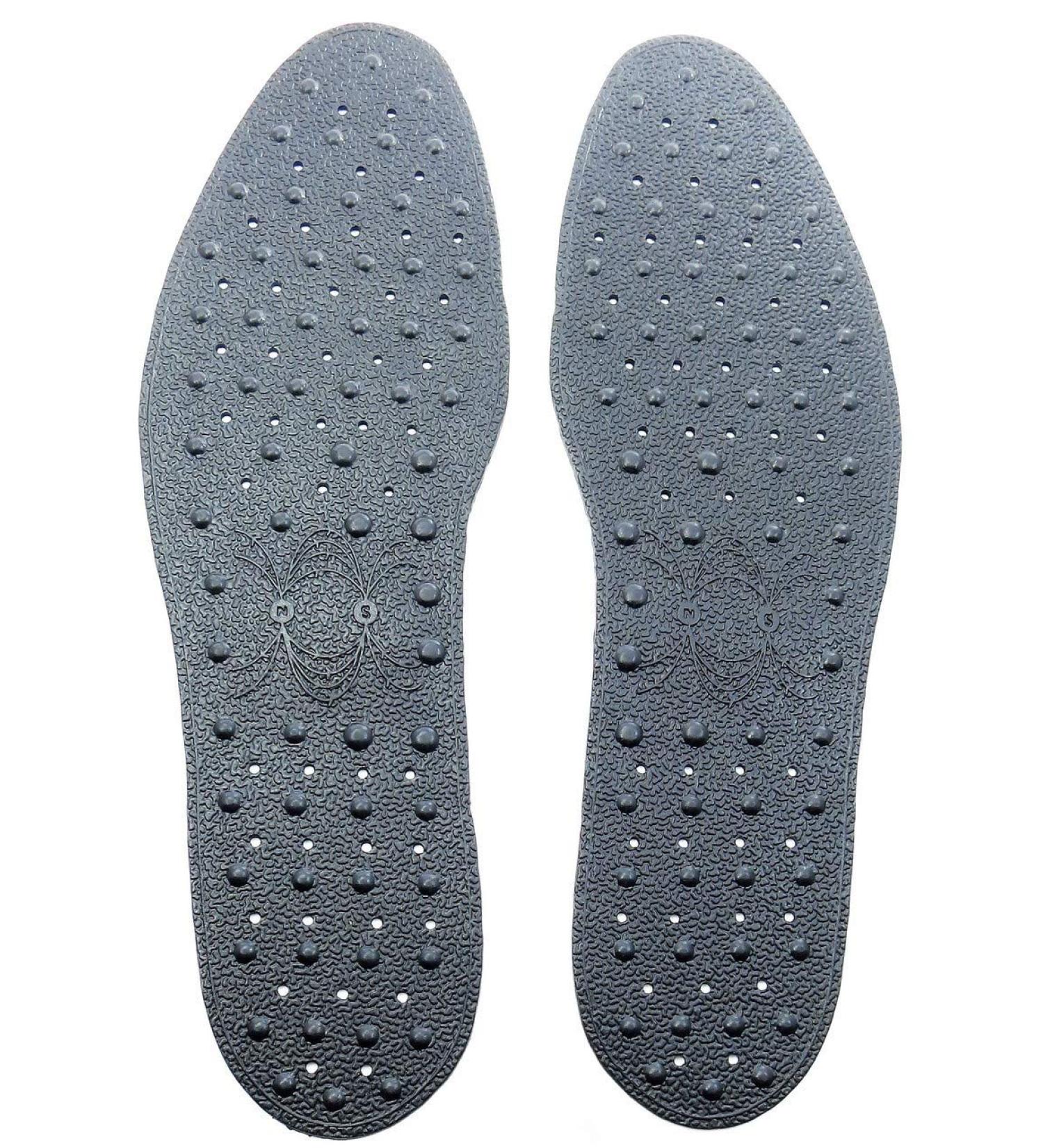 Magnetic Foot Insoles for Men and Women - Massaging Therapy Shoe Inserts | Cut to Fit Sizing | US Shoe Sizes 5-11 - Buy Online on GoSupps.com